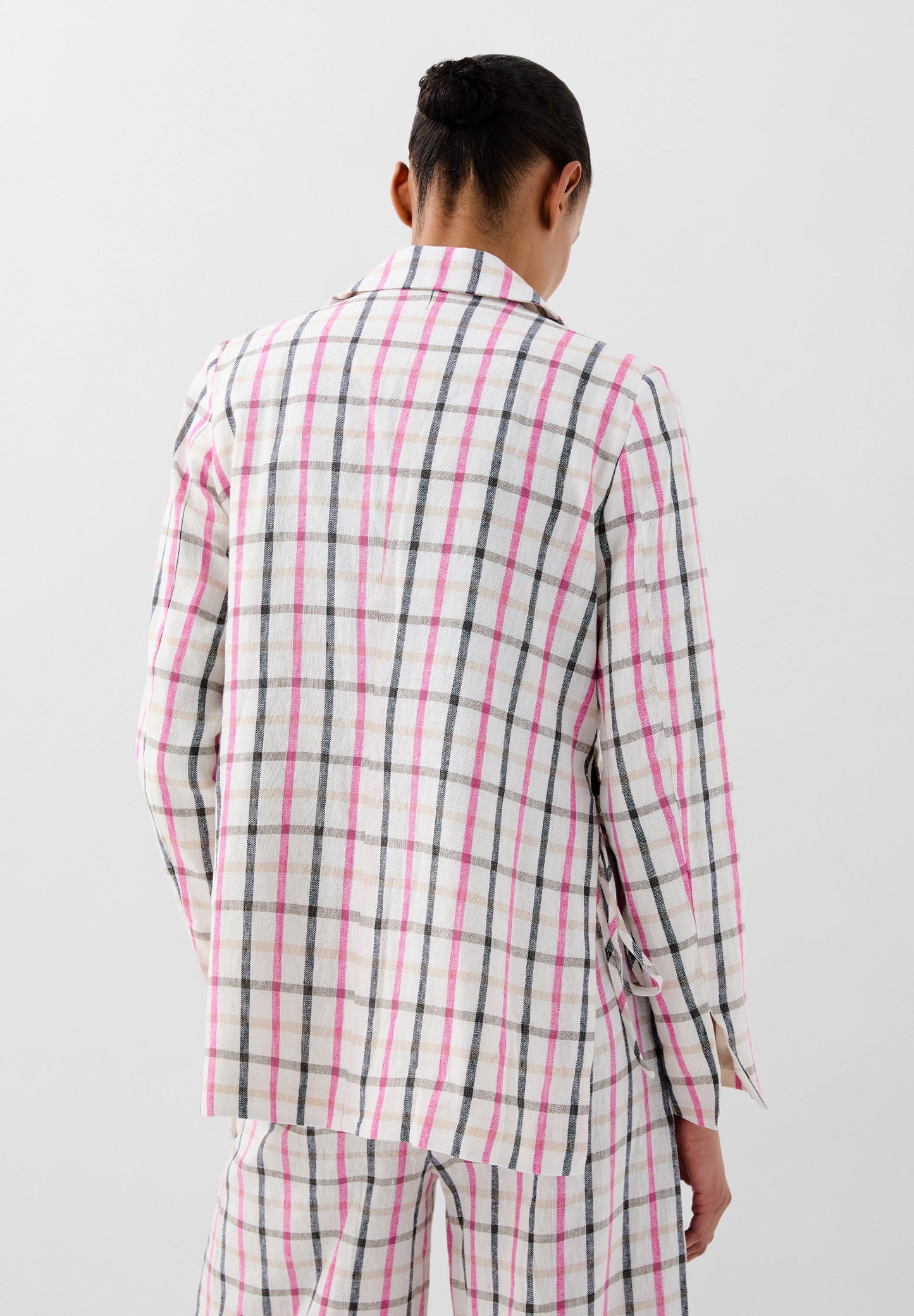 BLAZER LINO ESTAMPADO VICHY