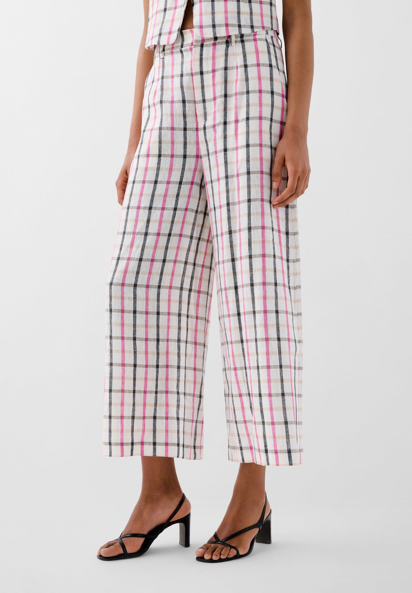 PANTALÓN LINO VICHY