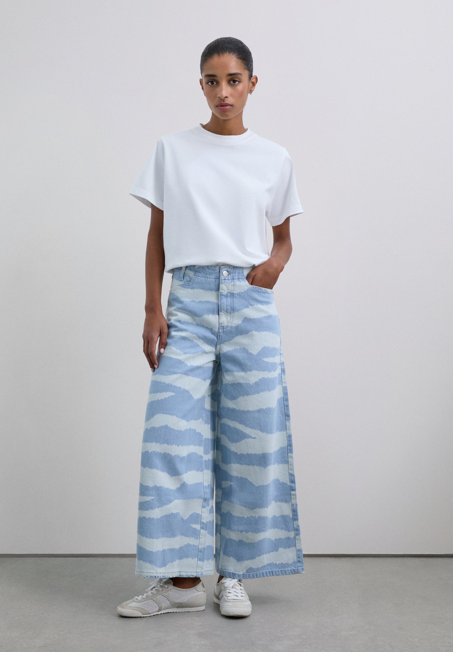 JEANS CULOTTE CEBRA