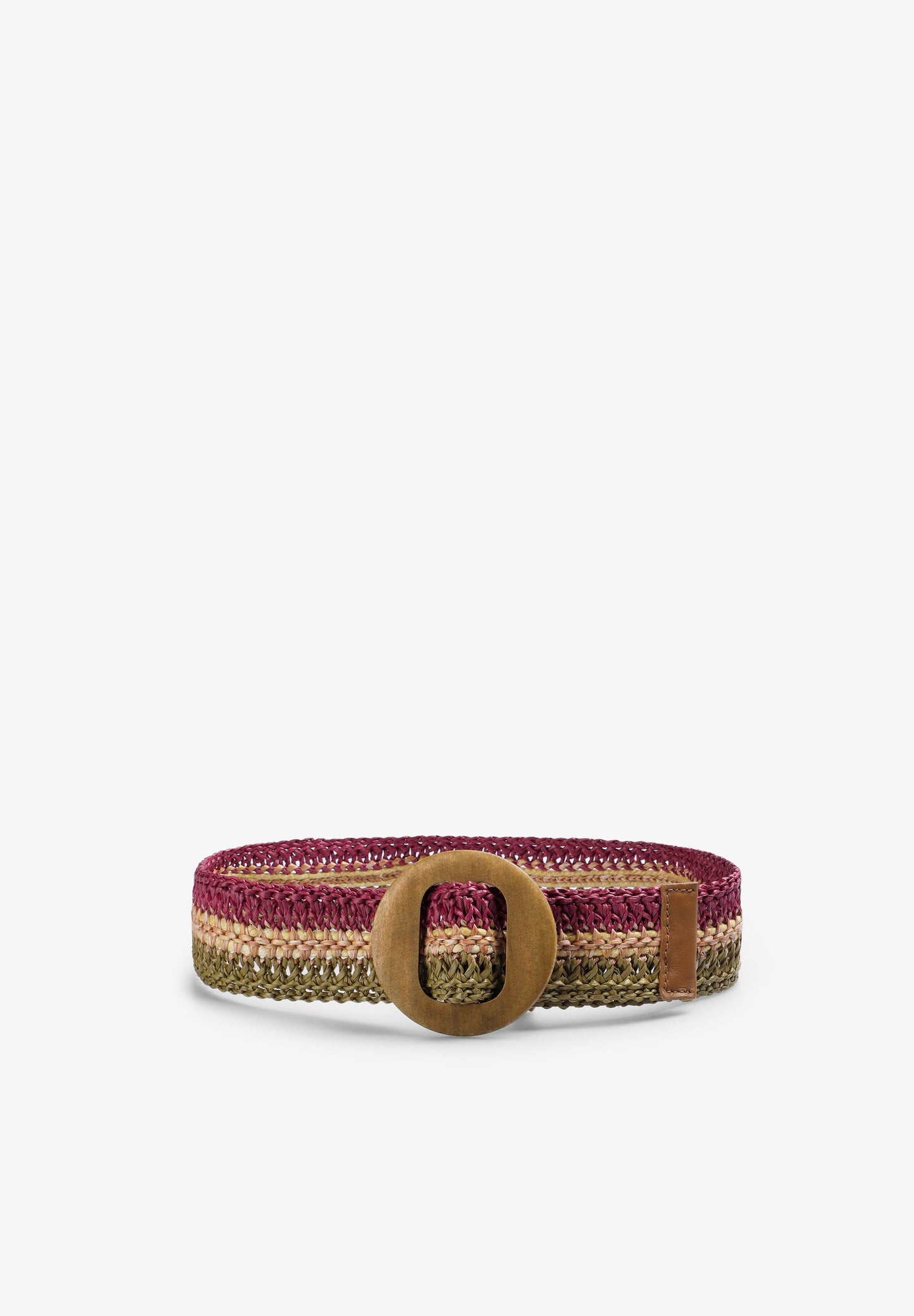 CINTURÓN RAFIA MULTICOLOR