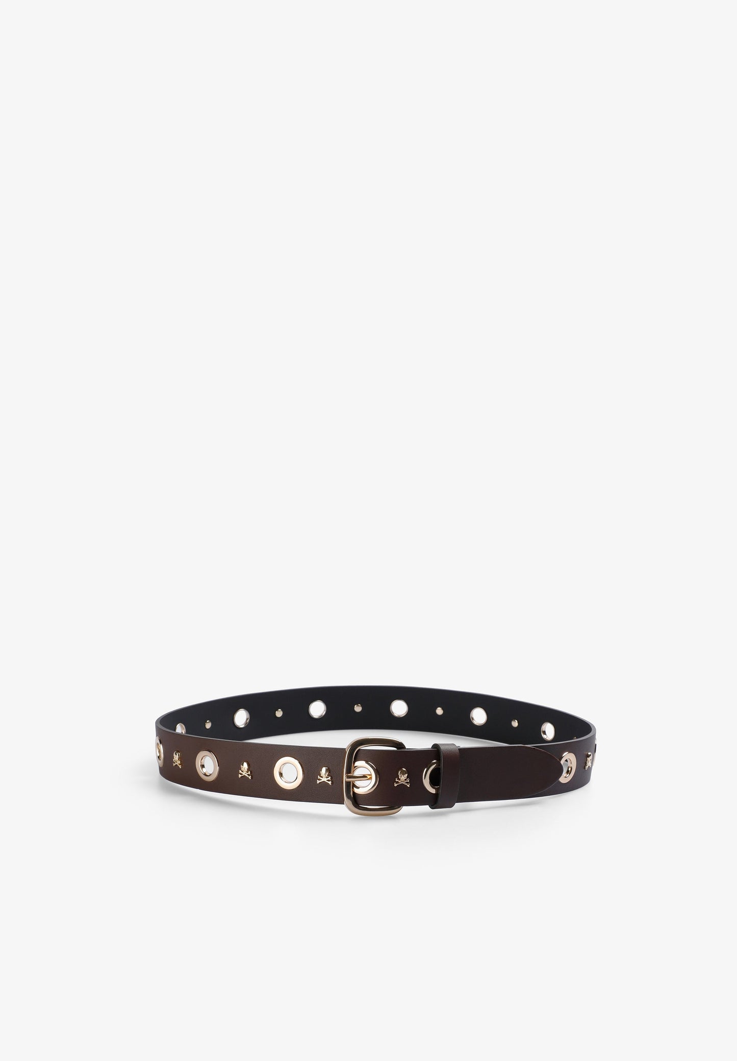SCEYELET SKULL BELT