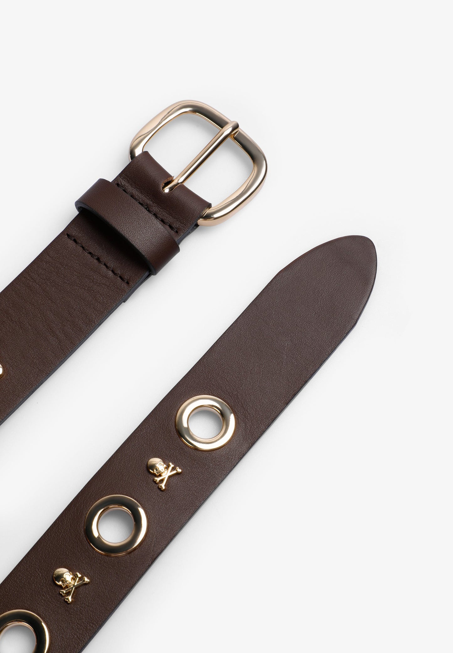 SCEYELET SKULL BELT