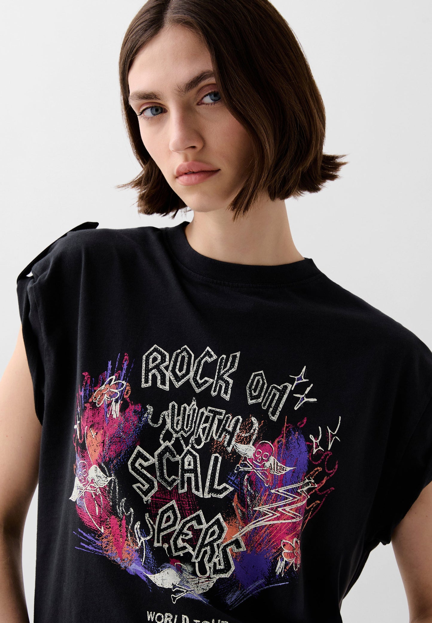 CAMISETA ROCK PRINT FRONTAL