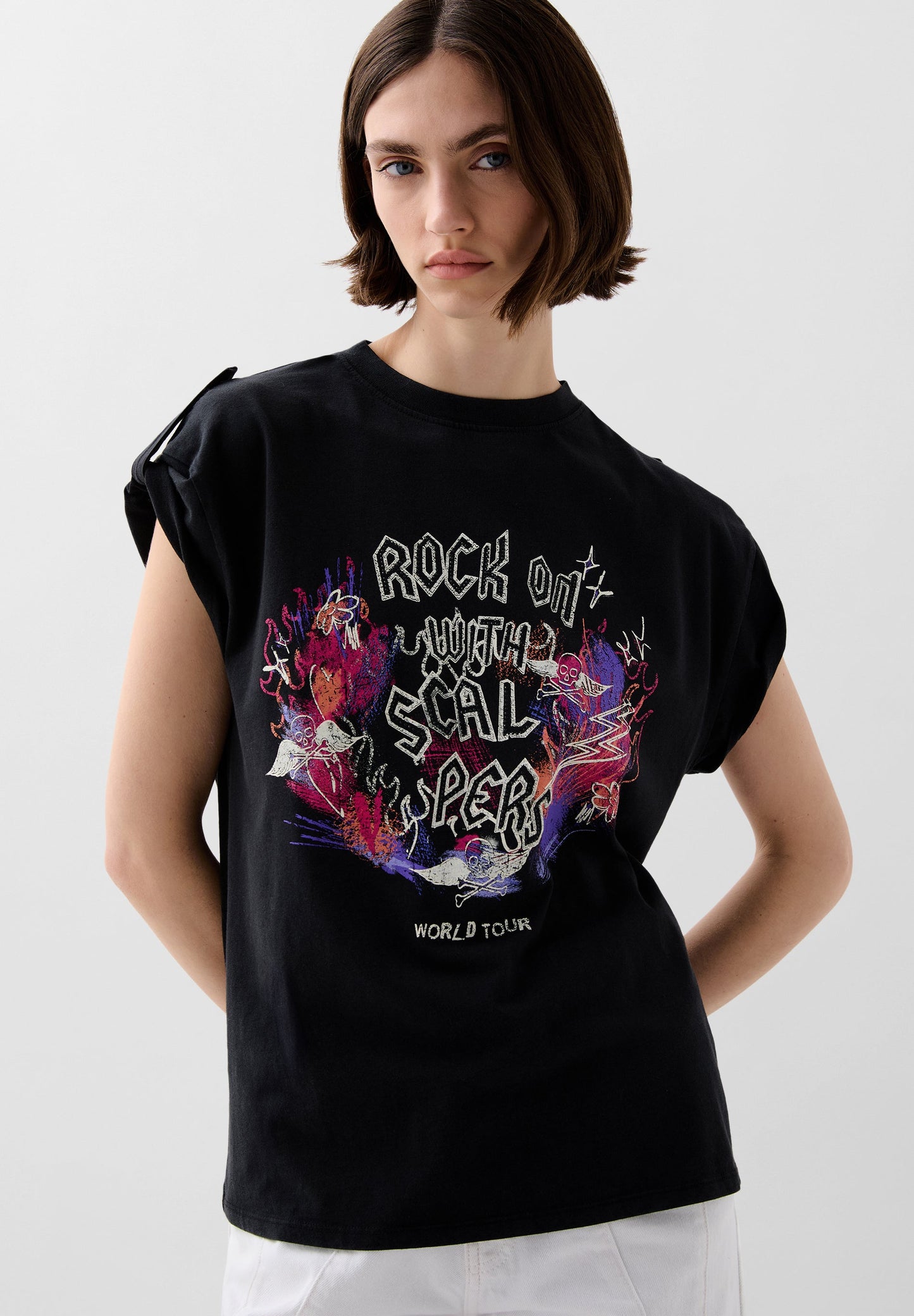 CAMISETA ROCK PRINT FRONTAL