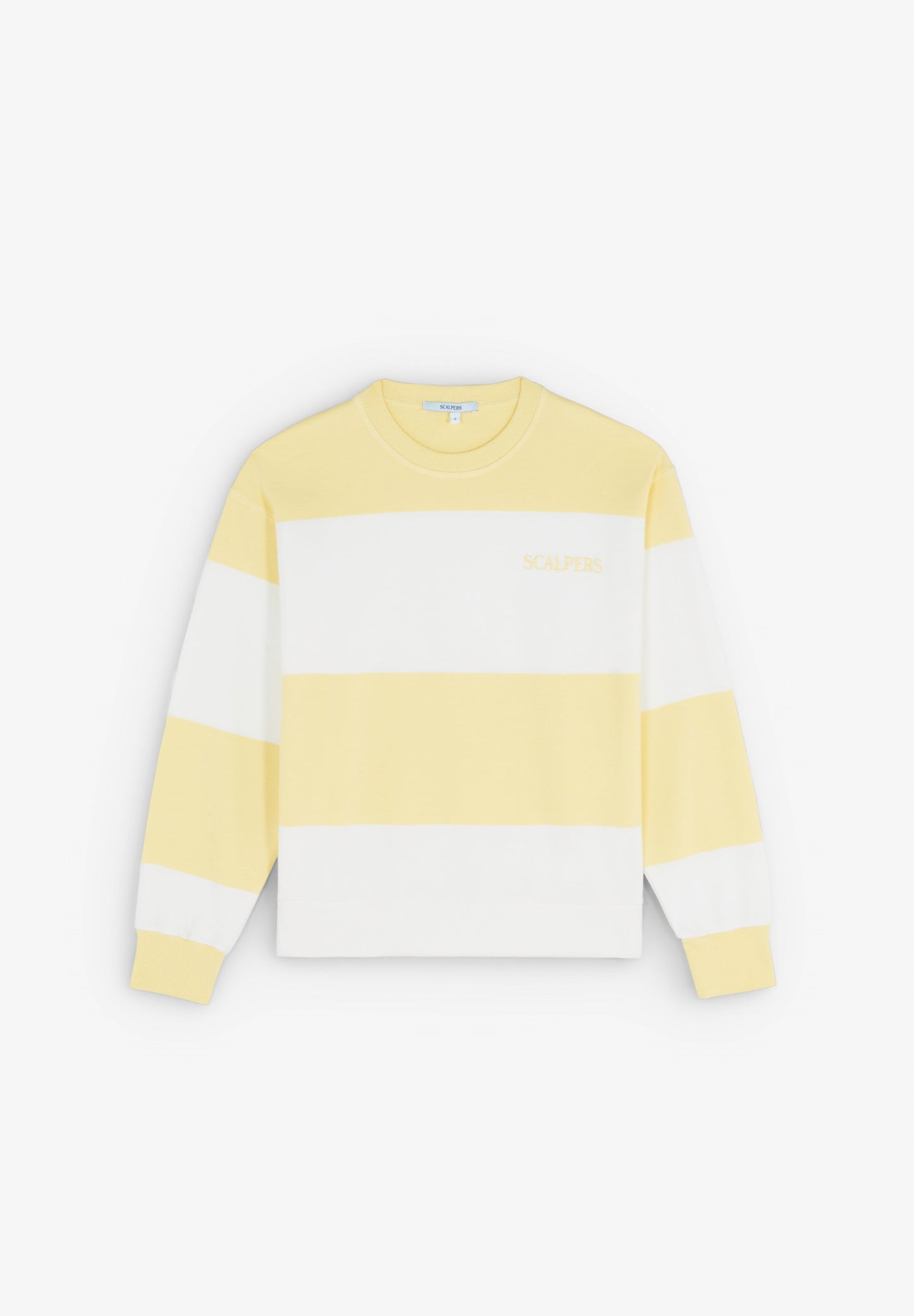 SUDADERA RAYAS LOGO BORDADO