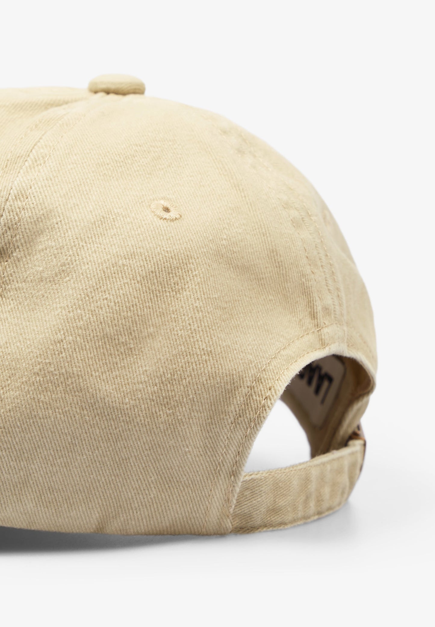 LAAGAM | GORRA BEIGE EMBROIDERED LOGO