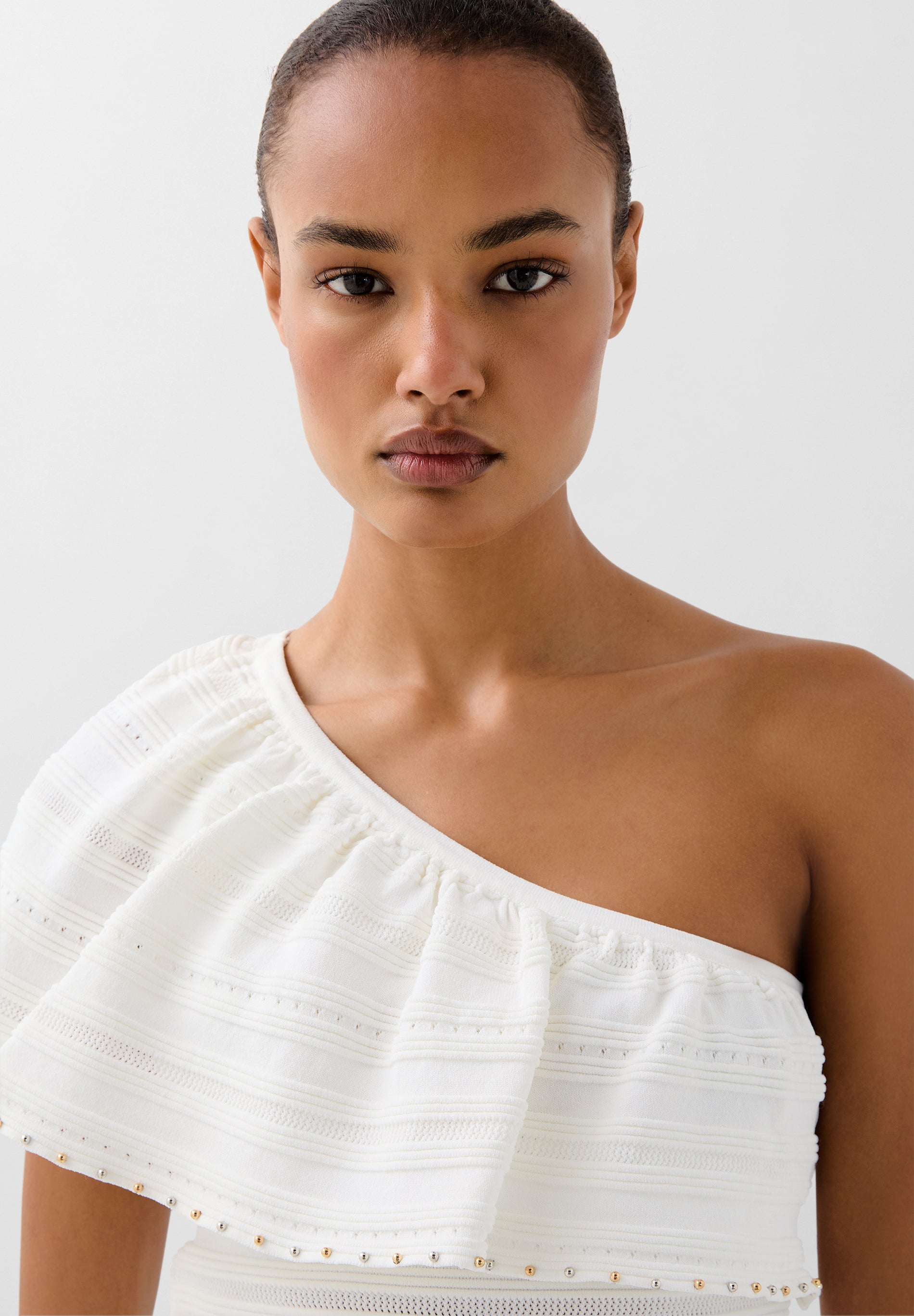 SCASY KNIT STUDS TOP