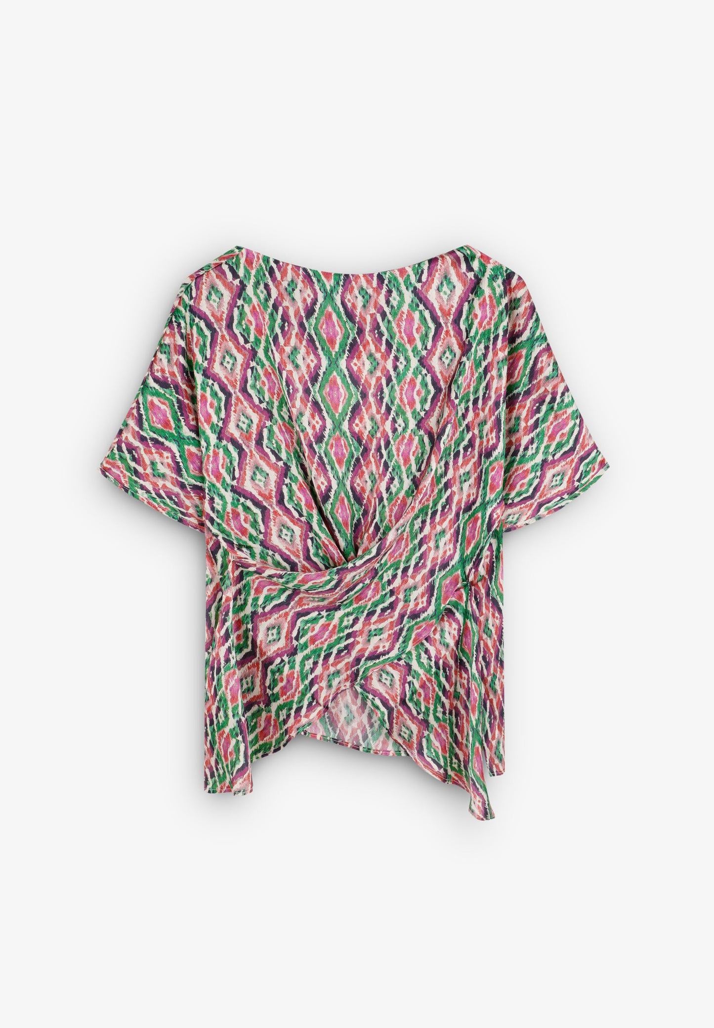 CAMISETA FLUIDA PRINT CRUZADO