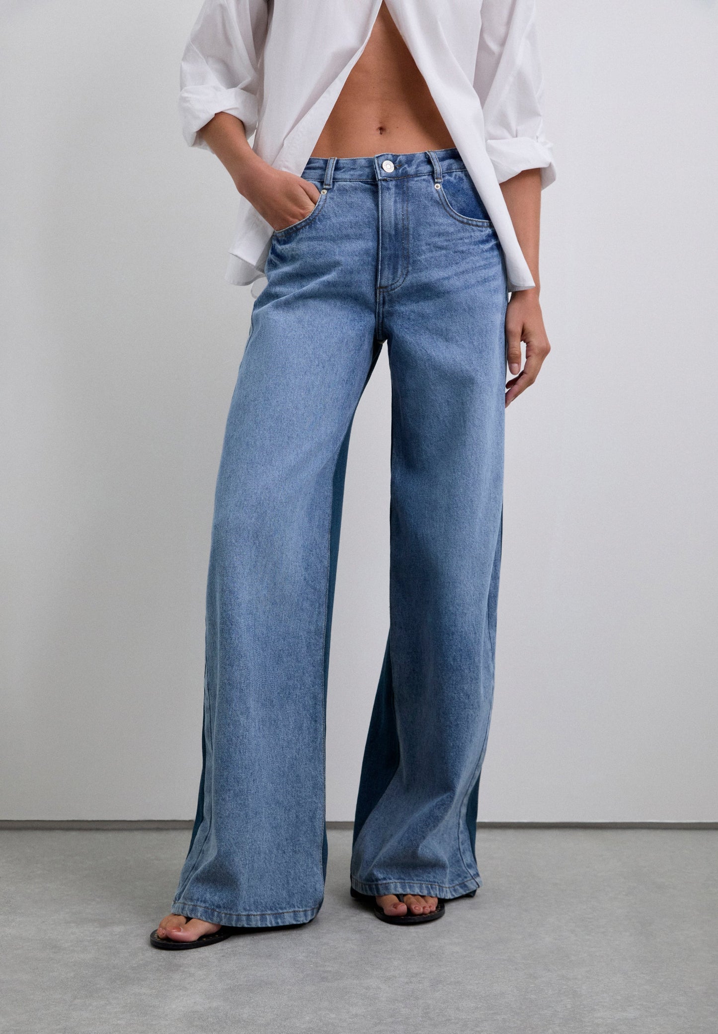 JEANS BICOLOR