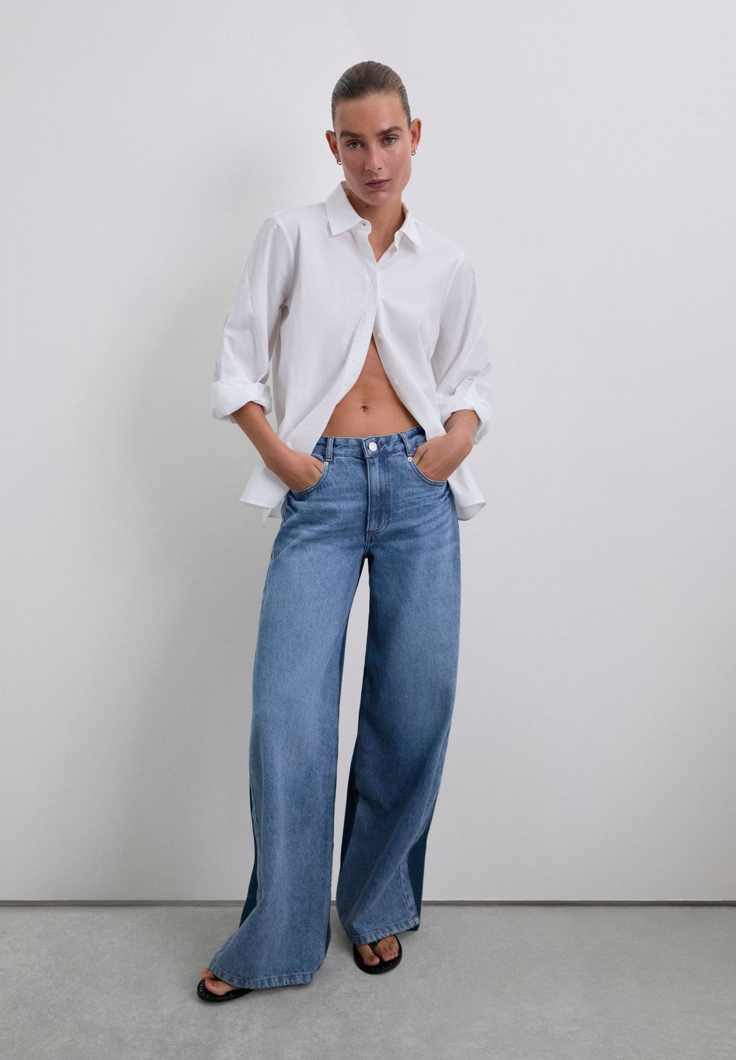 JEANS BICOLOR