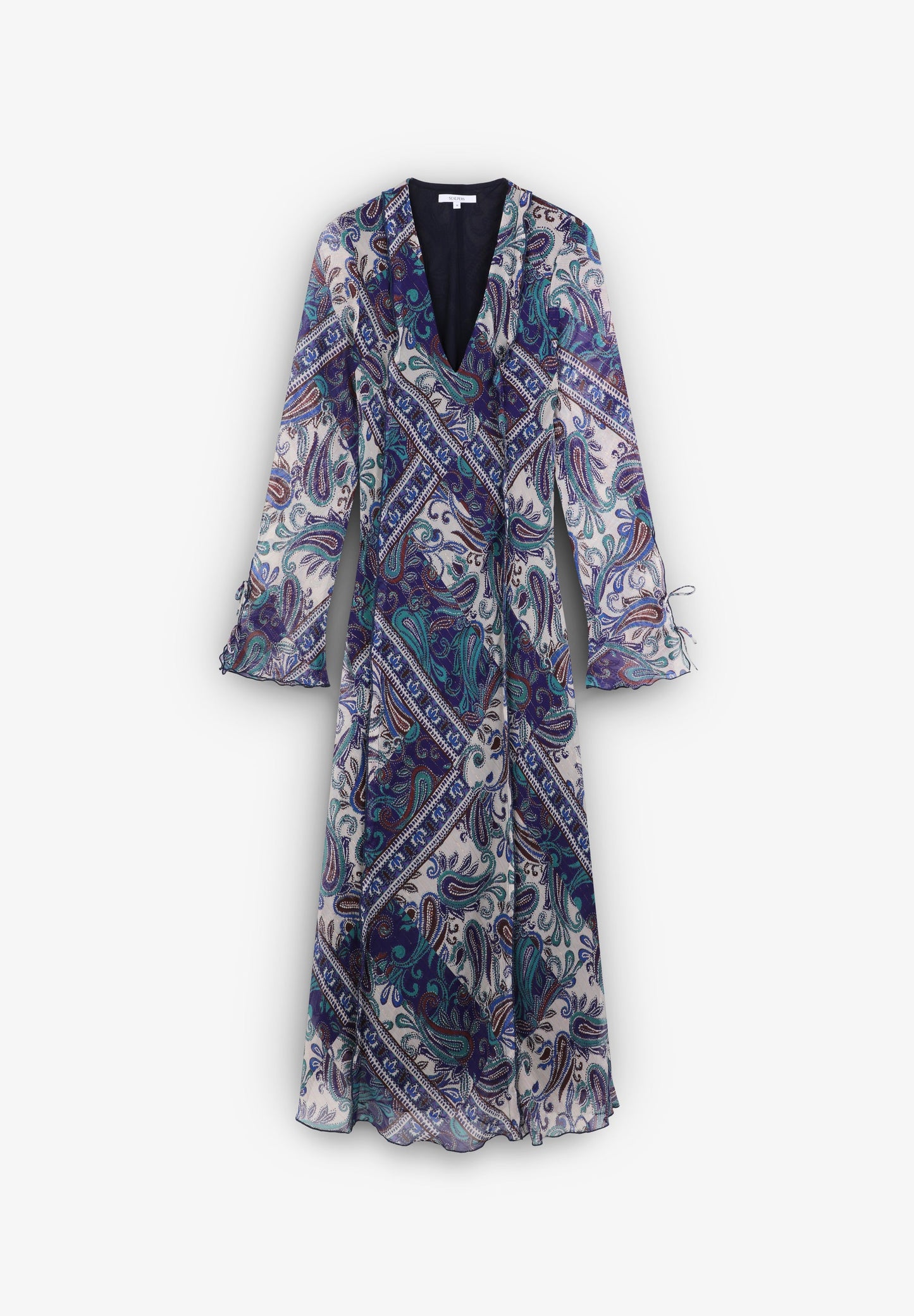 VESTIDO LARGO FLUIDO PAISLEY