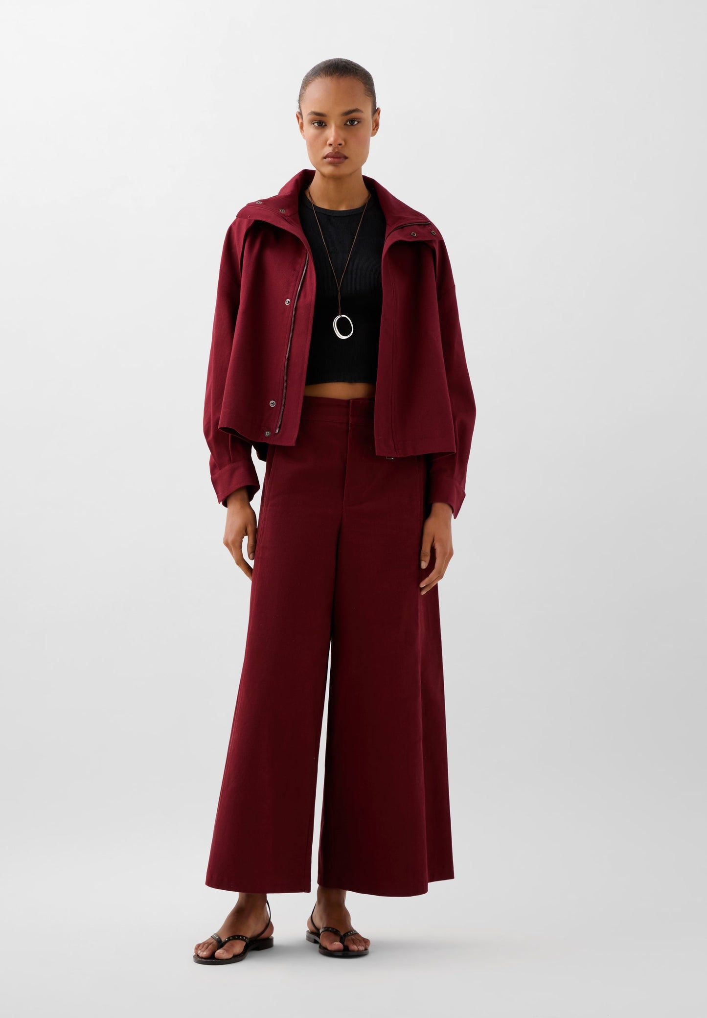 CAZADORA FLUIDA ALGODÓN