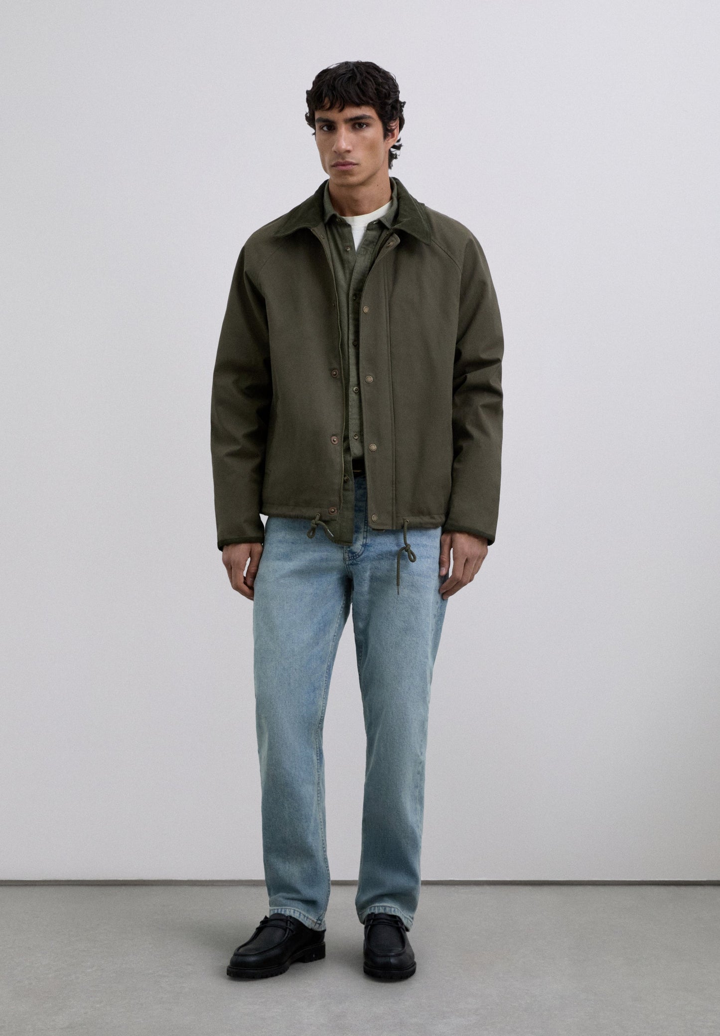 CHAQUETA CAPUCHA ALGODÓN