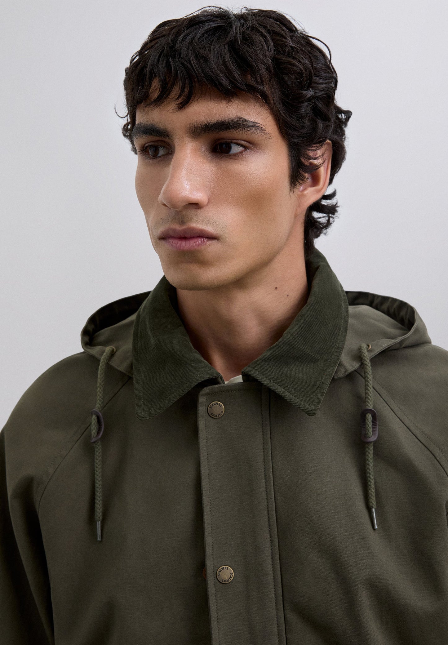 CHAQUETA CAPUCHA ALGODÓN