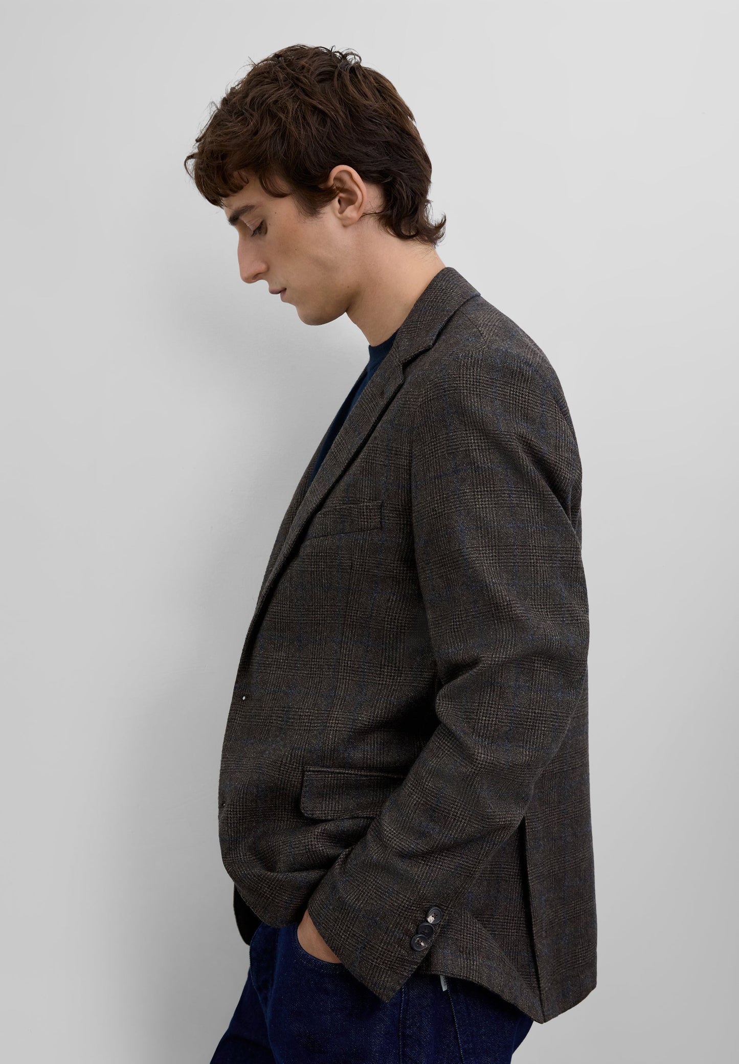 AMERICANA CUADROS LANA