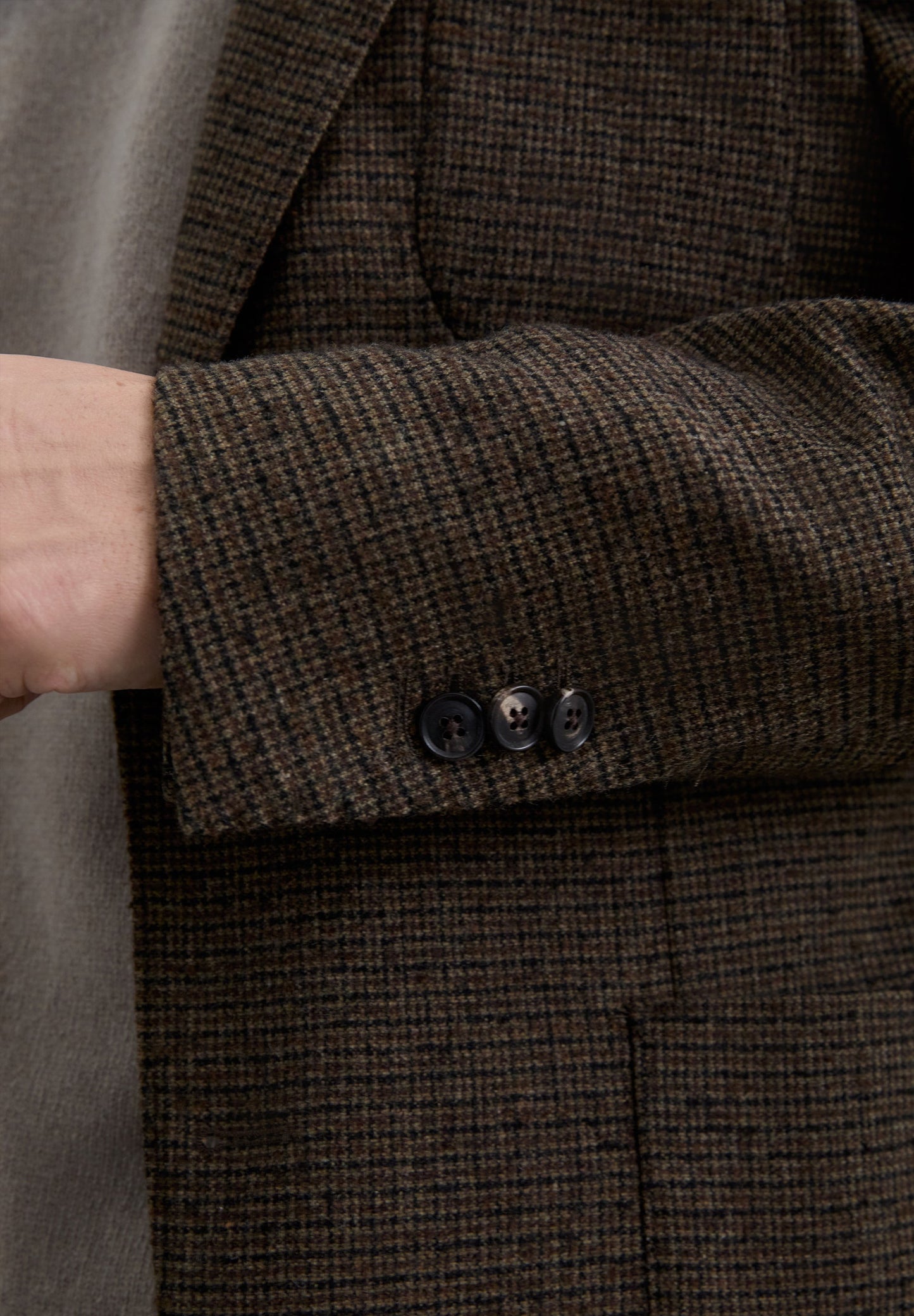 AMERICANA CUADROS LANA