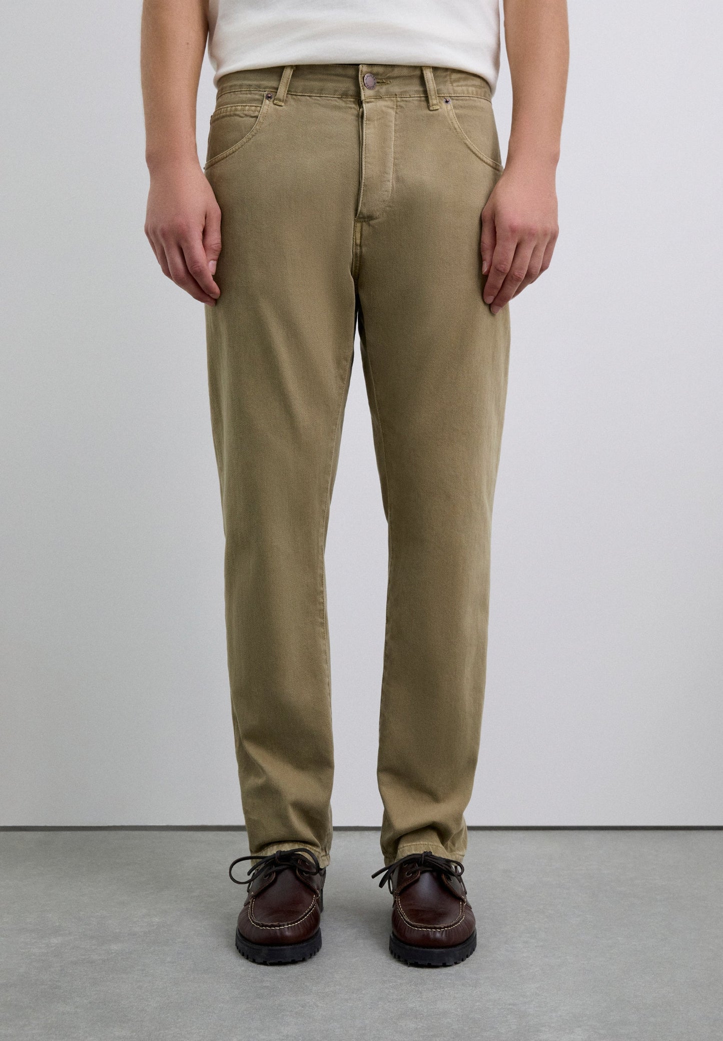 PANTALÓN RECTO ALGODÓN