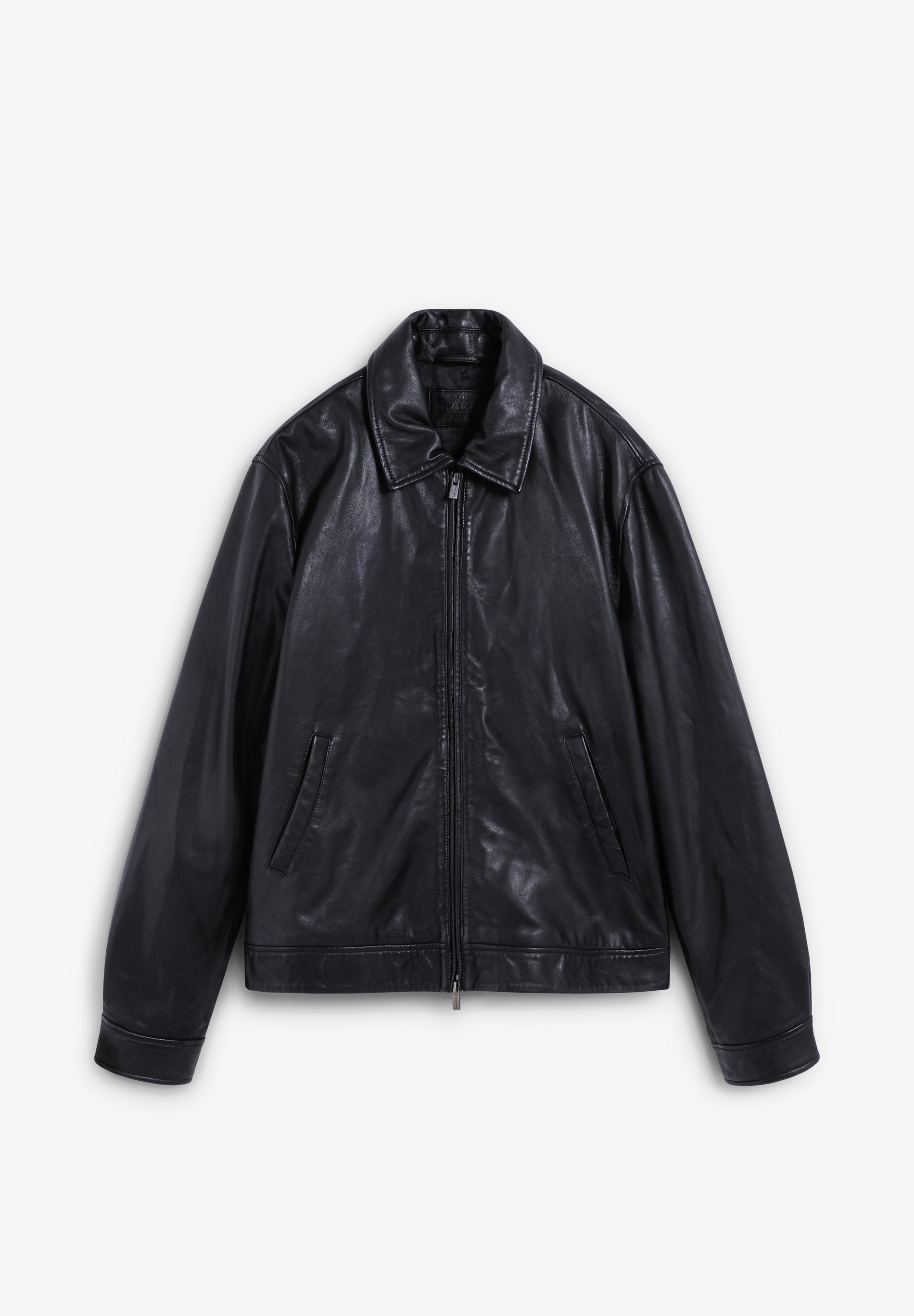 CHAQUETA PIEL CUELLO CAMISA