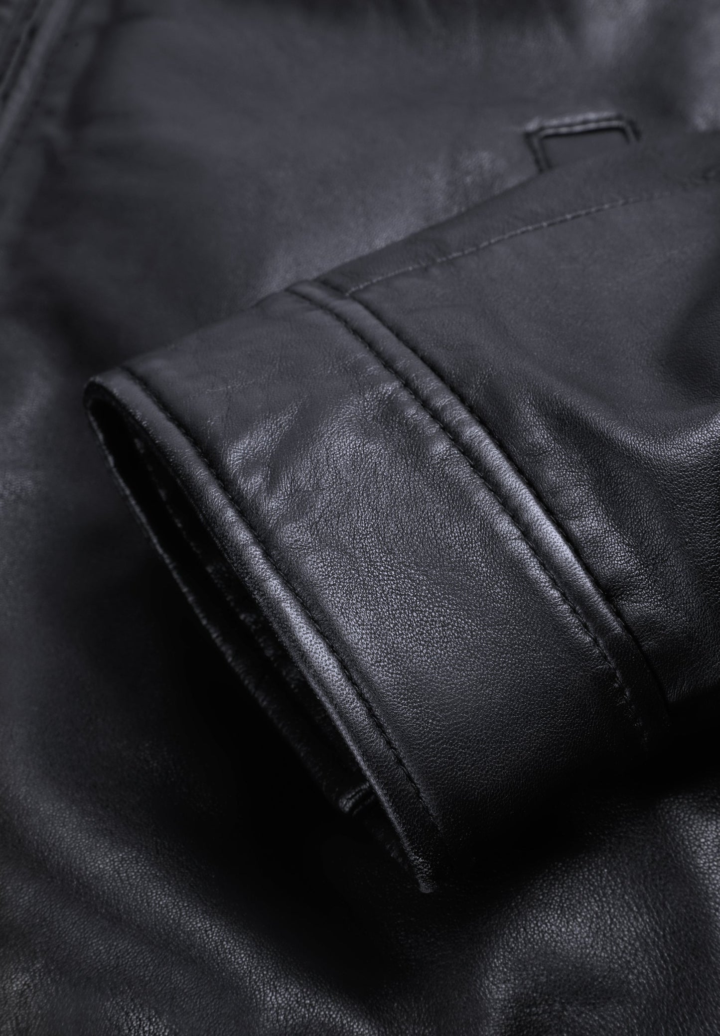 CHAQUETA PIEL CUELLO CAMISA