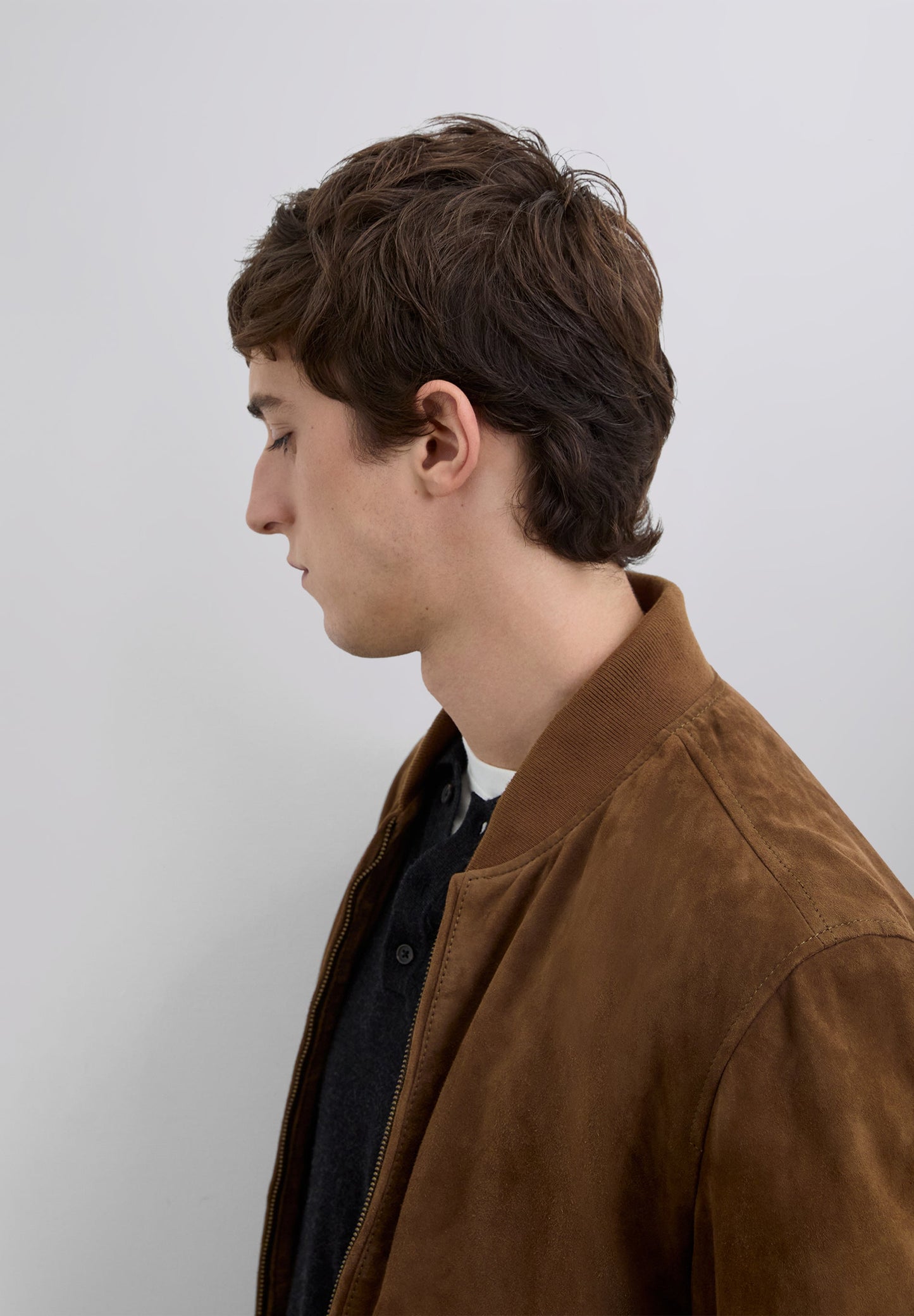 CHAQUETA BOMBER PIEL