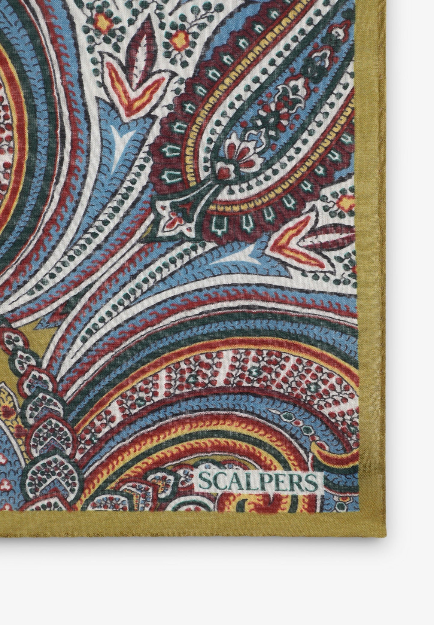 PAÑUELO SEDA ESTAMPADO FLORES