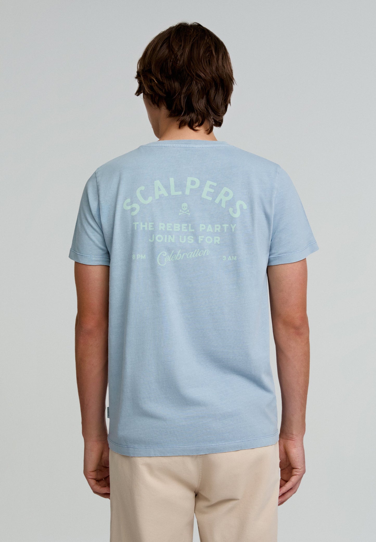 CAMISETA LAVADA PRINT TEXTO