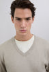 JERSEY PUNTO CUELLO PICO ALGODÓN
