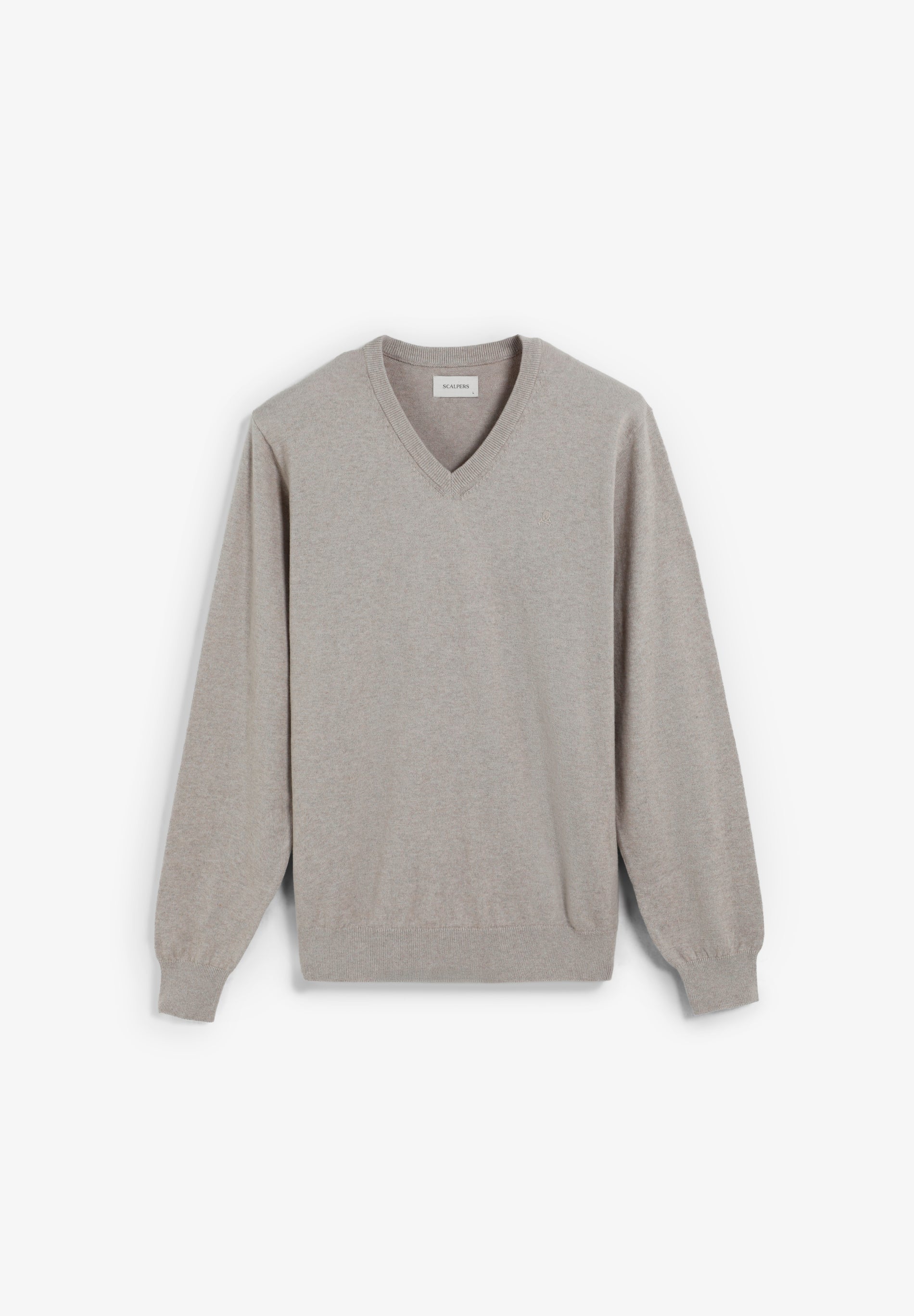 JERSEY PUNTO CUELLO PICO ALGODÓN