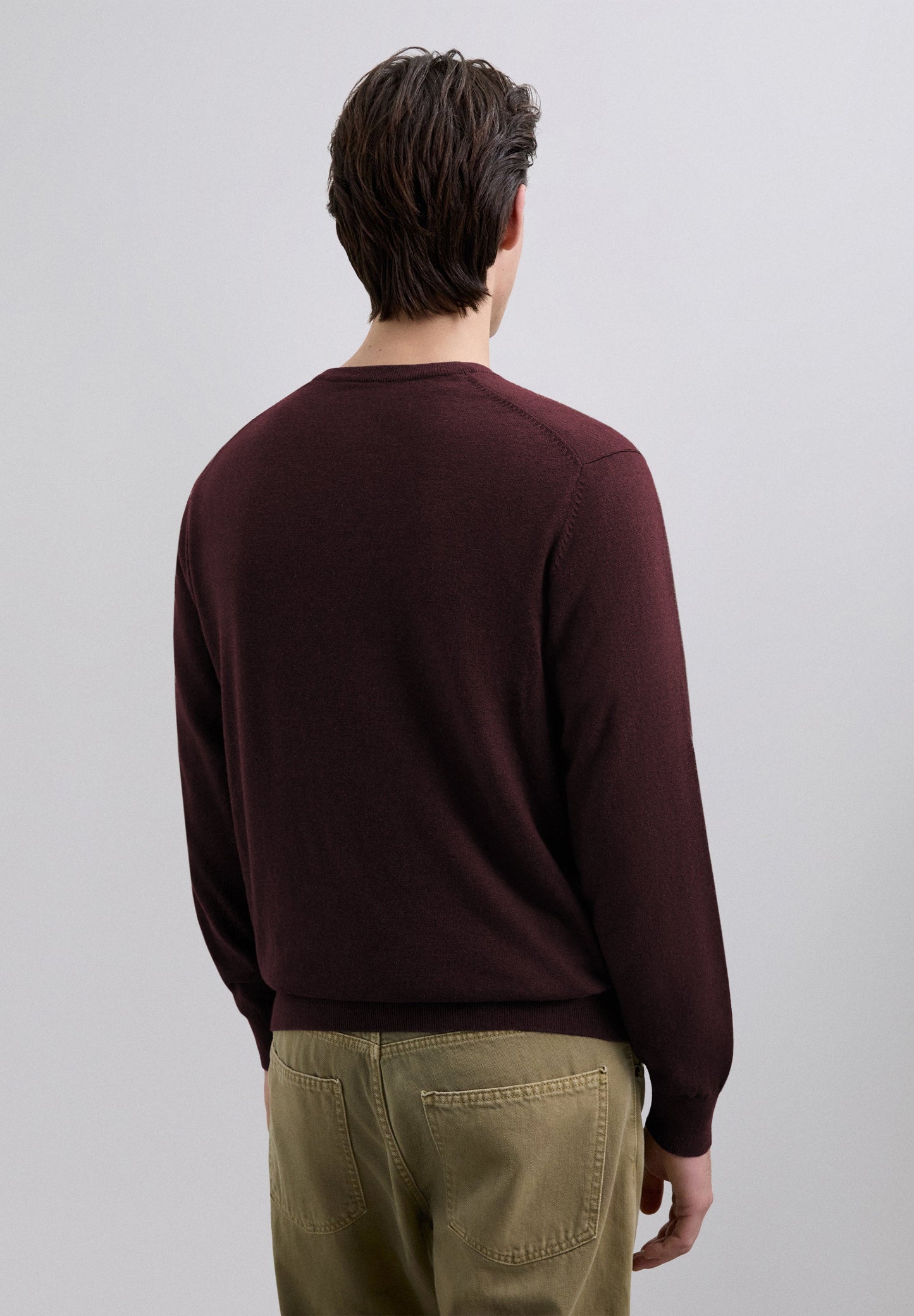 JERSEY PUNTO CUELLO PICO ALGODÓN