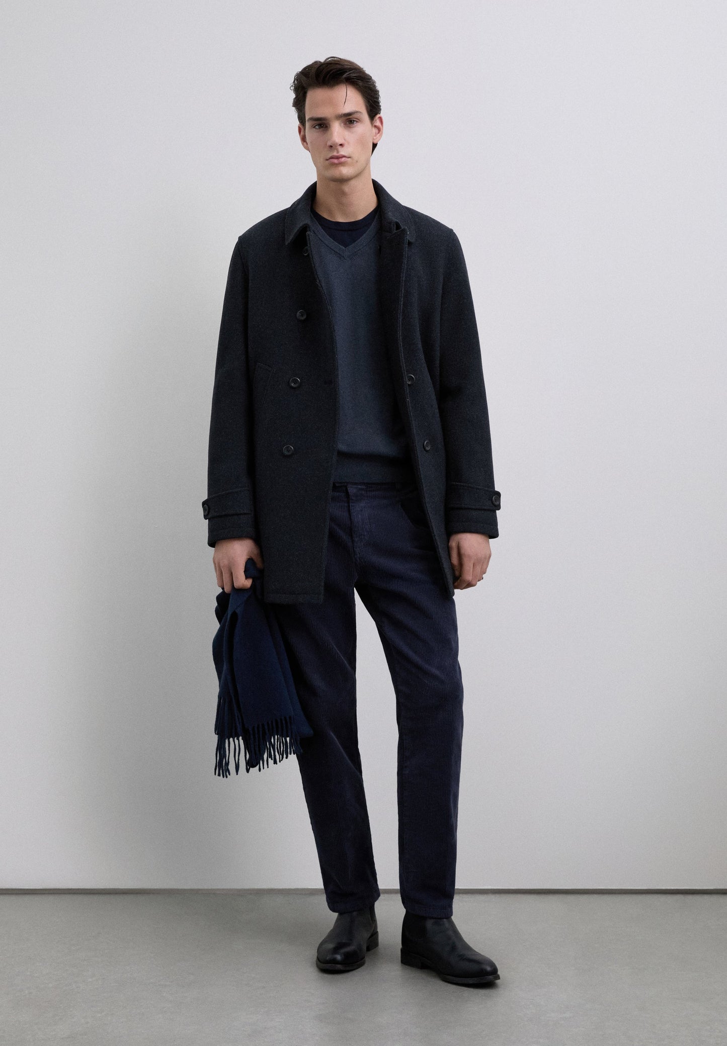 JERSEY PUNTO CUELLO PICO ALGODÓN