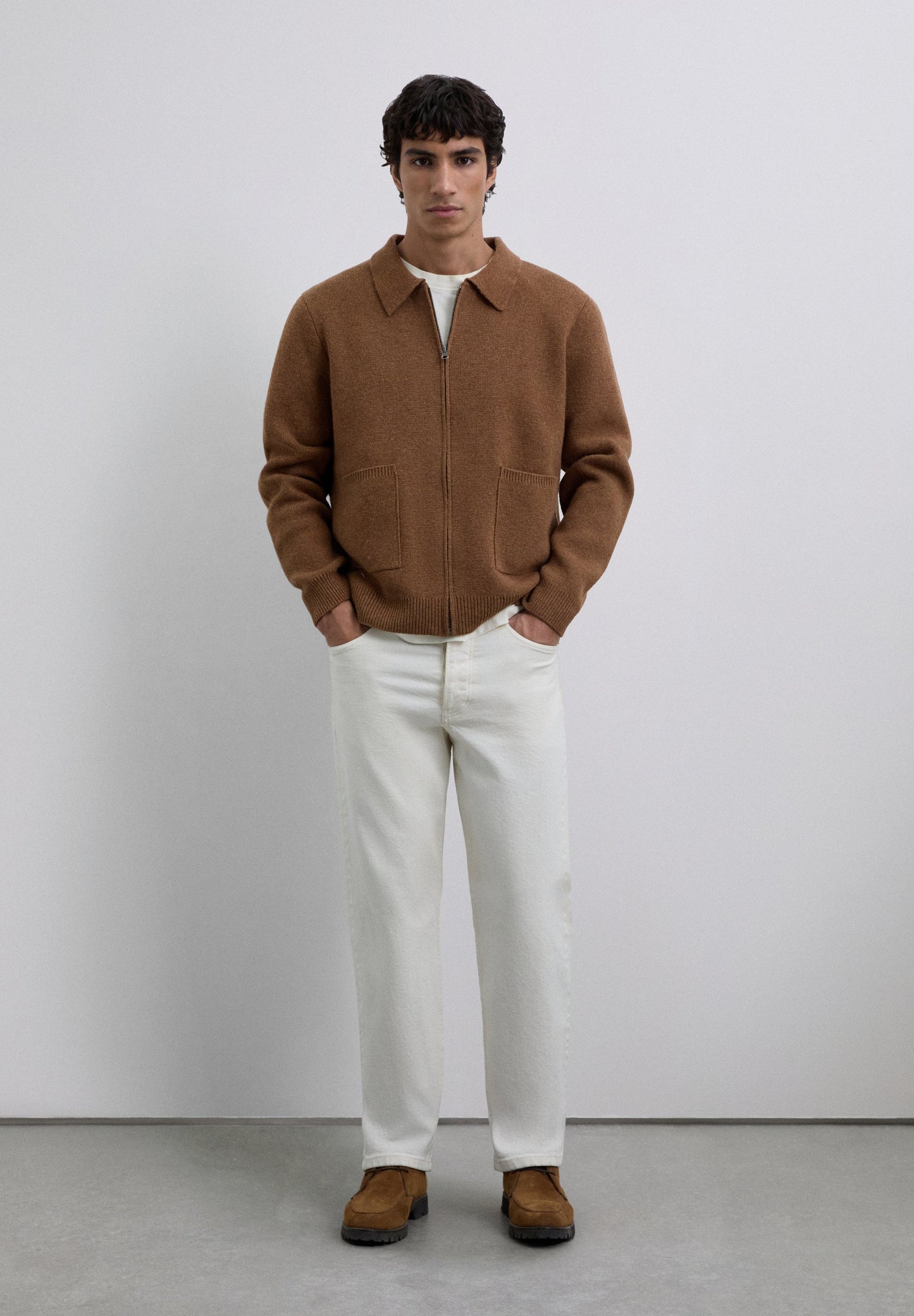 CÁRDIGAN CREMALLERA LANA MERINO