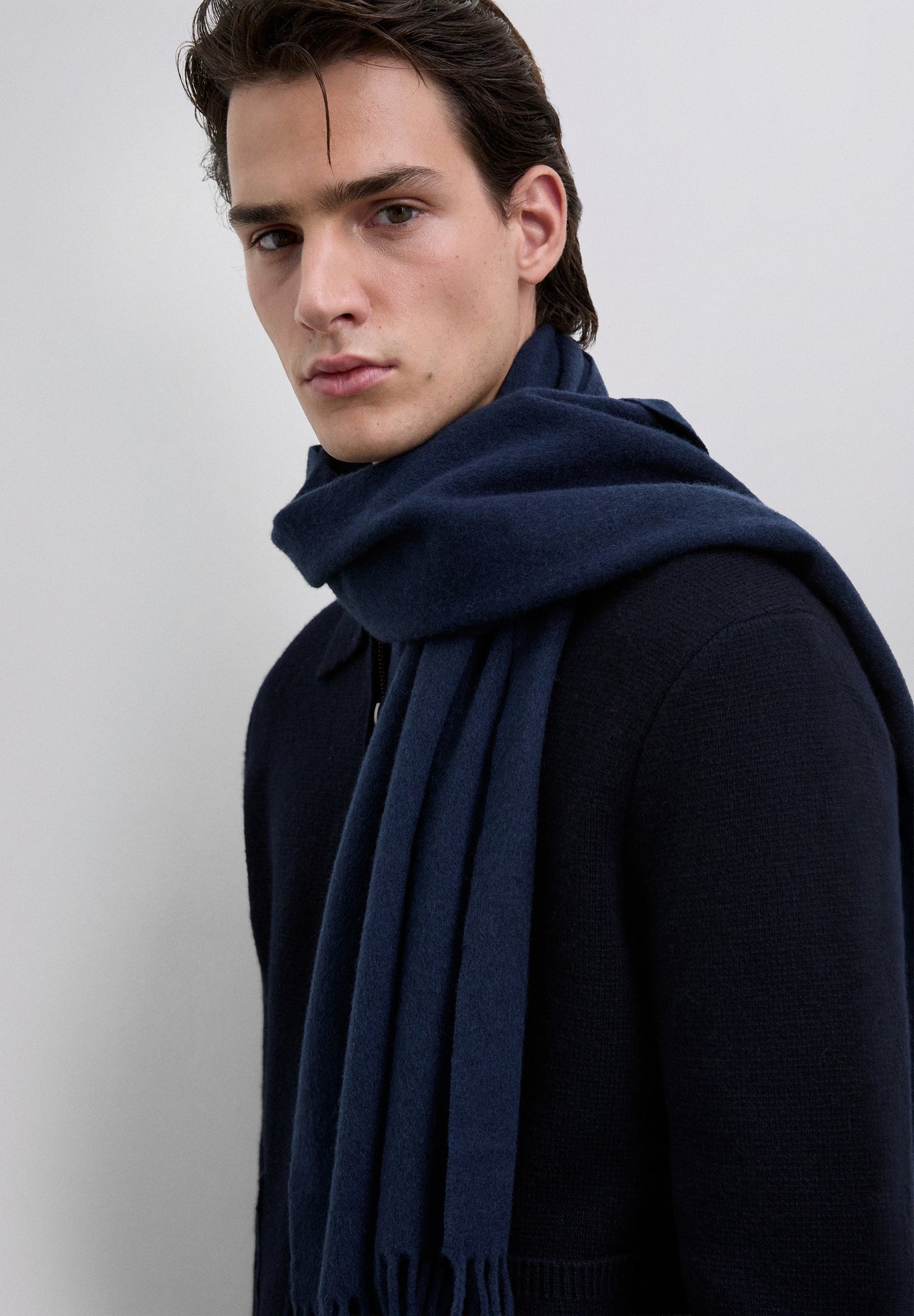 CÁRDIGAN CREMALLERA LANA MERINO