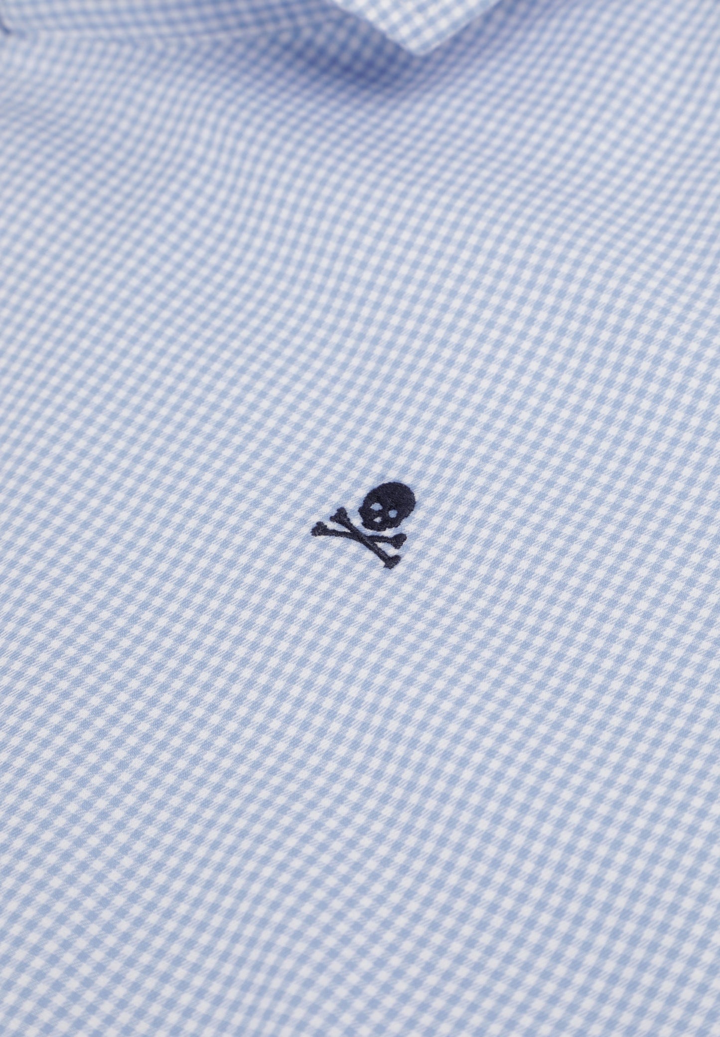 CAMISA CUADROS BORDADO CONTRASTE