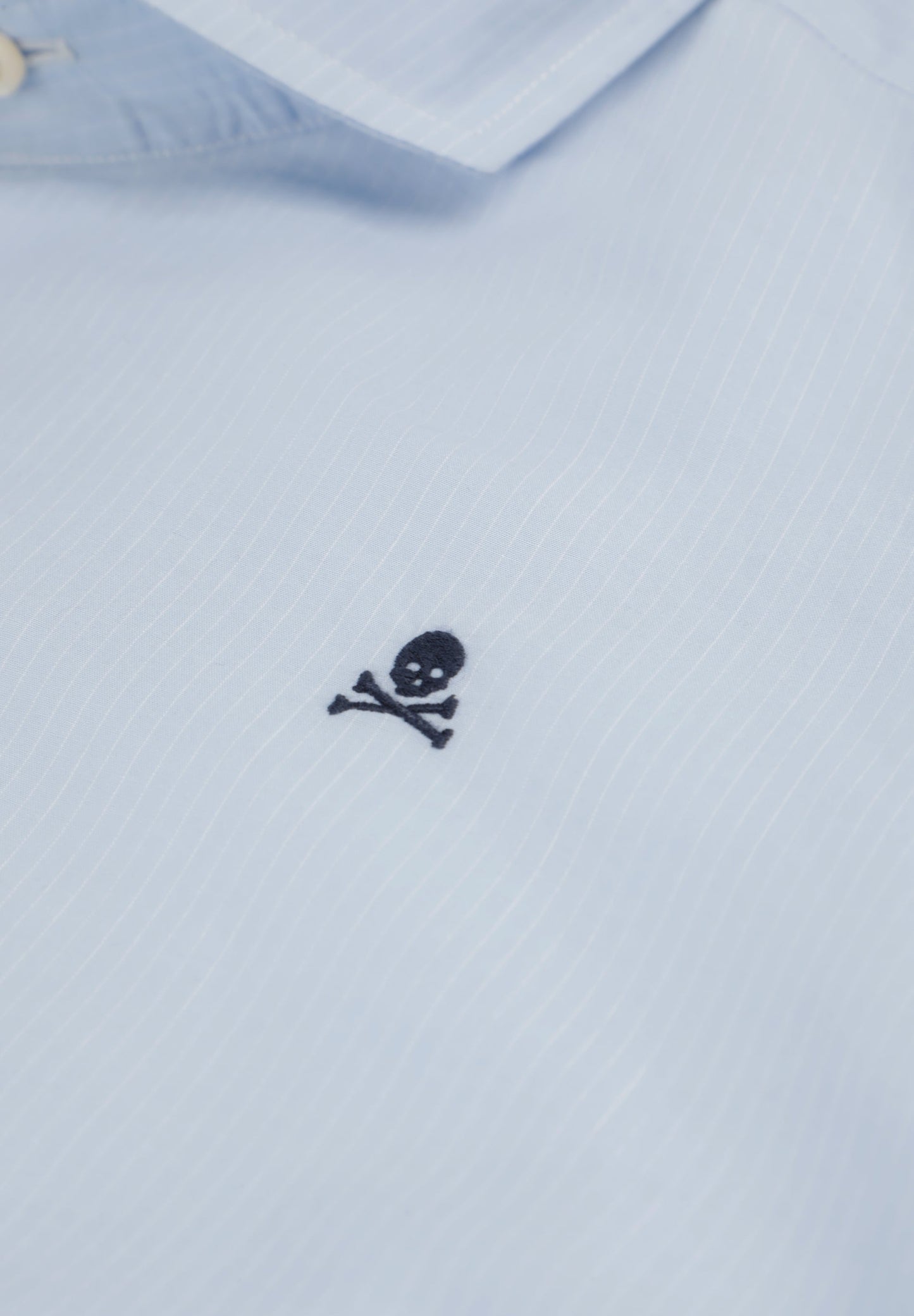 CAMISA RAYAS BORDADO CONTRASTE