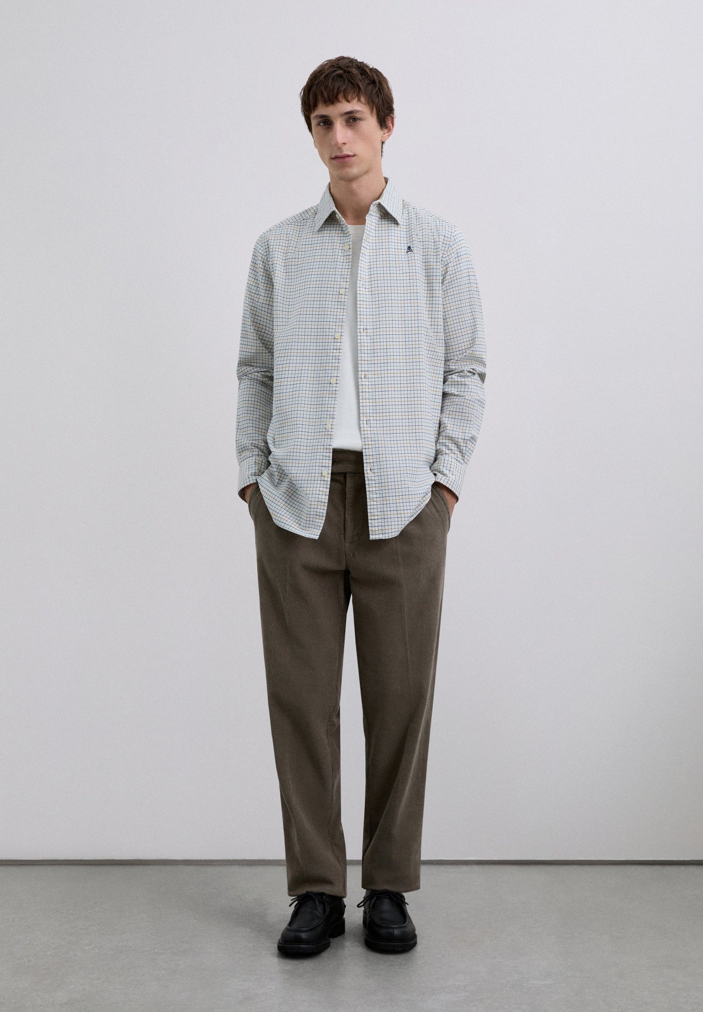 CAMISA ESTAMPADA CUADROS