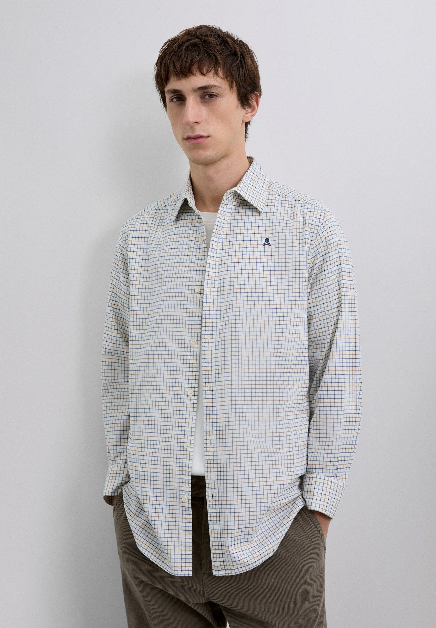 CAMISA ESTAMPADA CUADROS