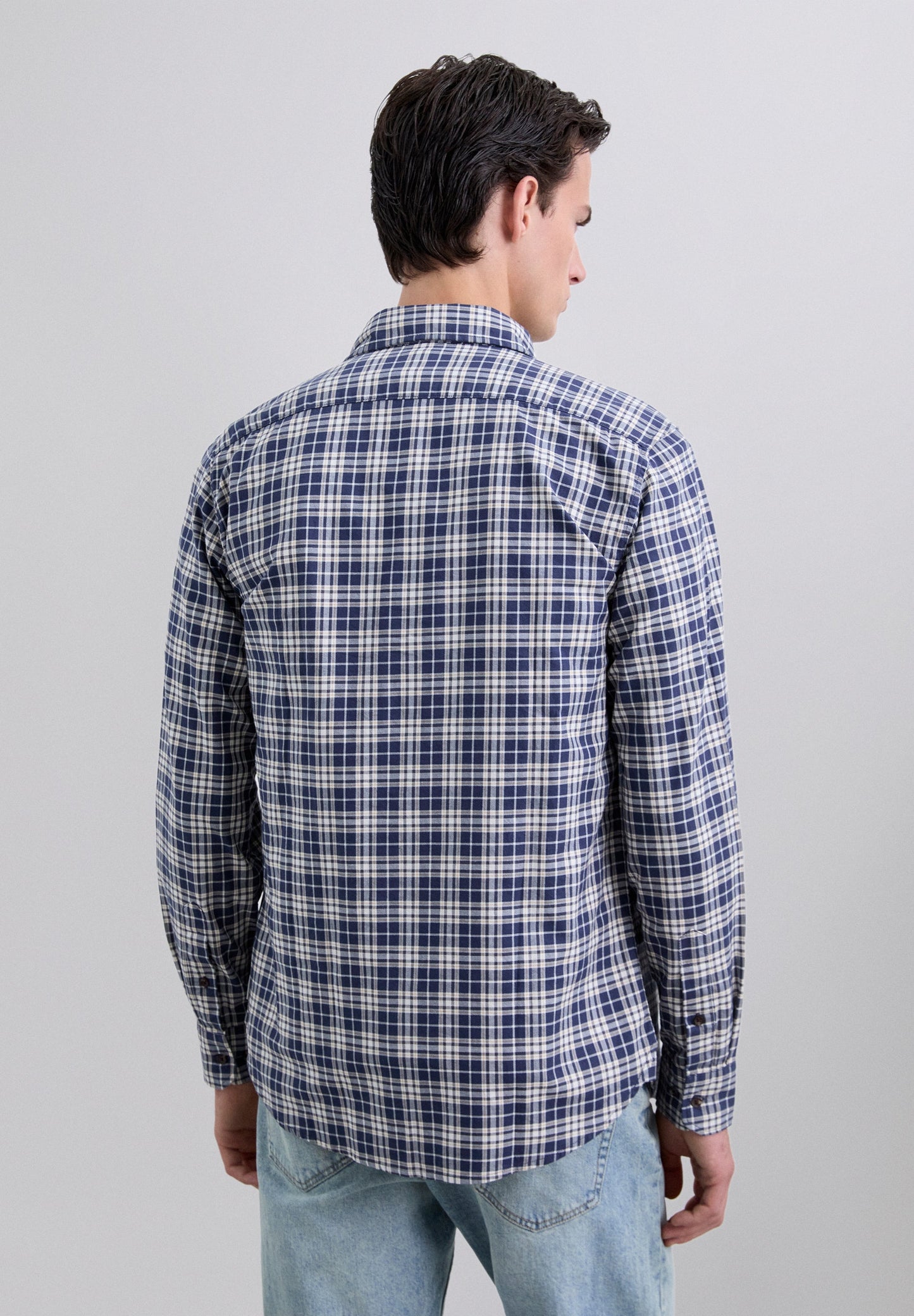 CAMISA ESTAMPADA CUADROS TARTÁN