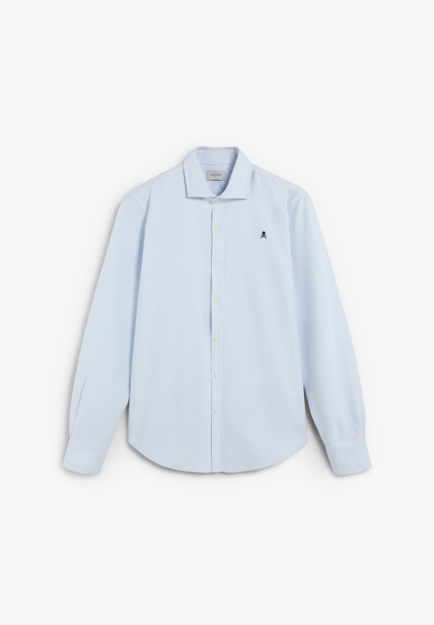 CAMISA OXFORD RAYAS CALAVERA
