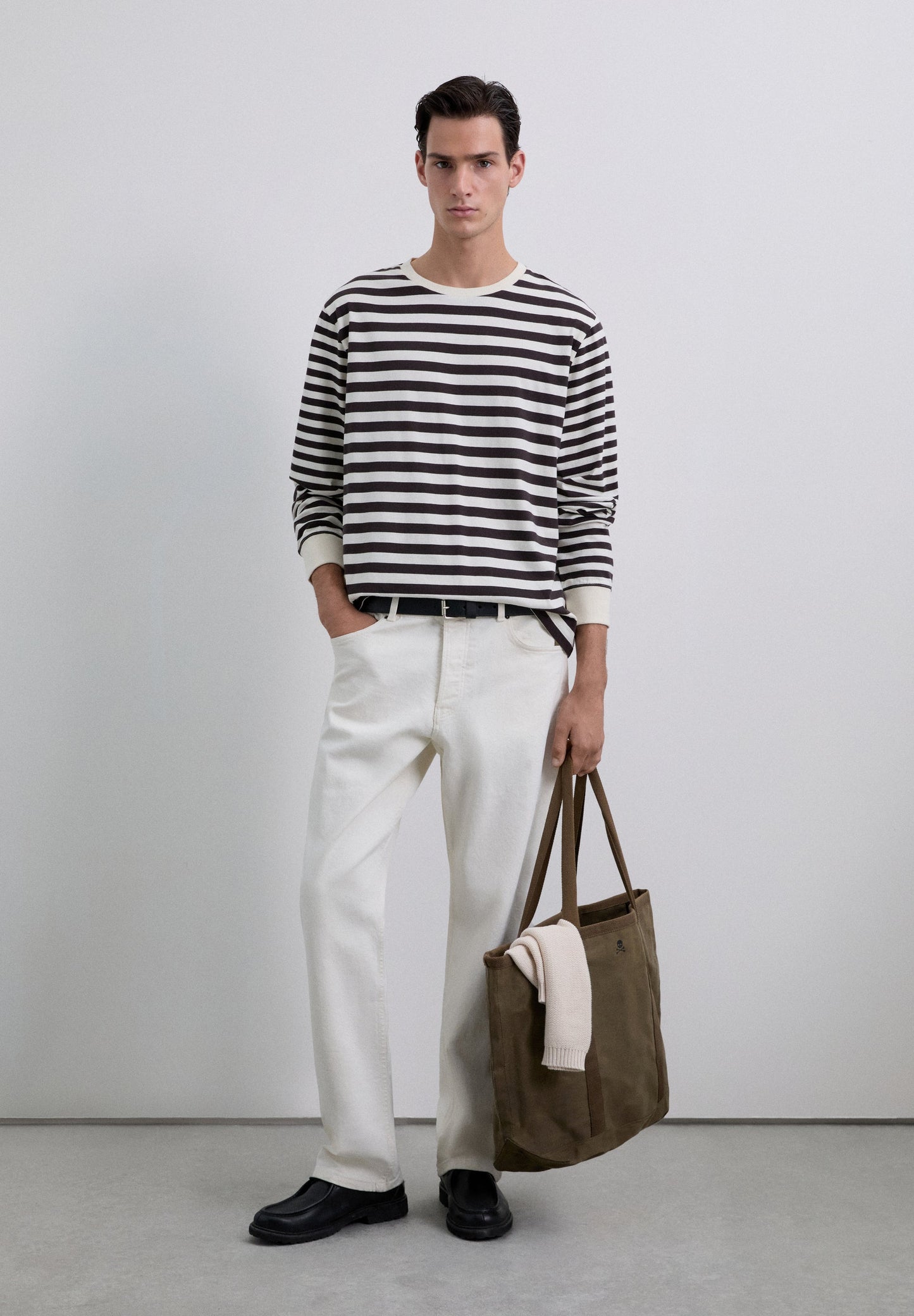 CAMISETA RAYAS MANGA LARGA