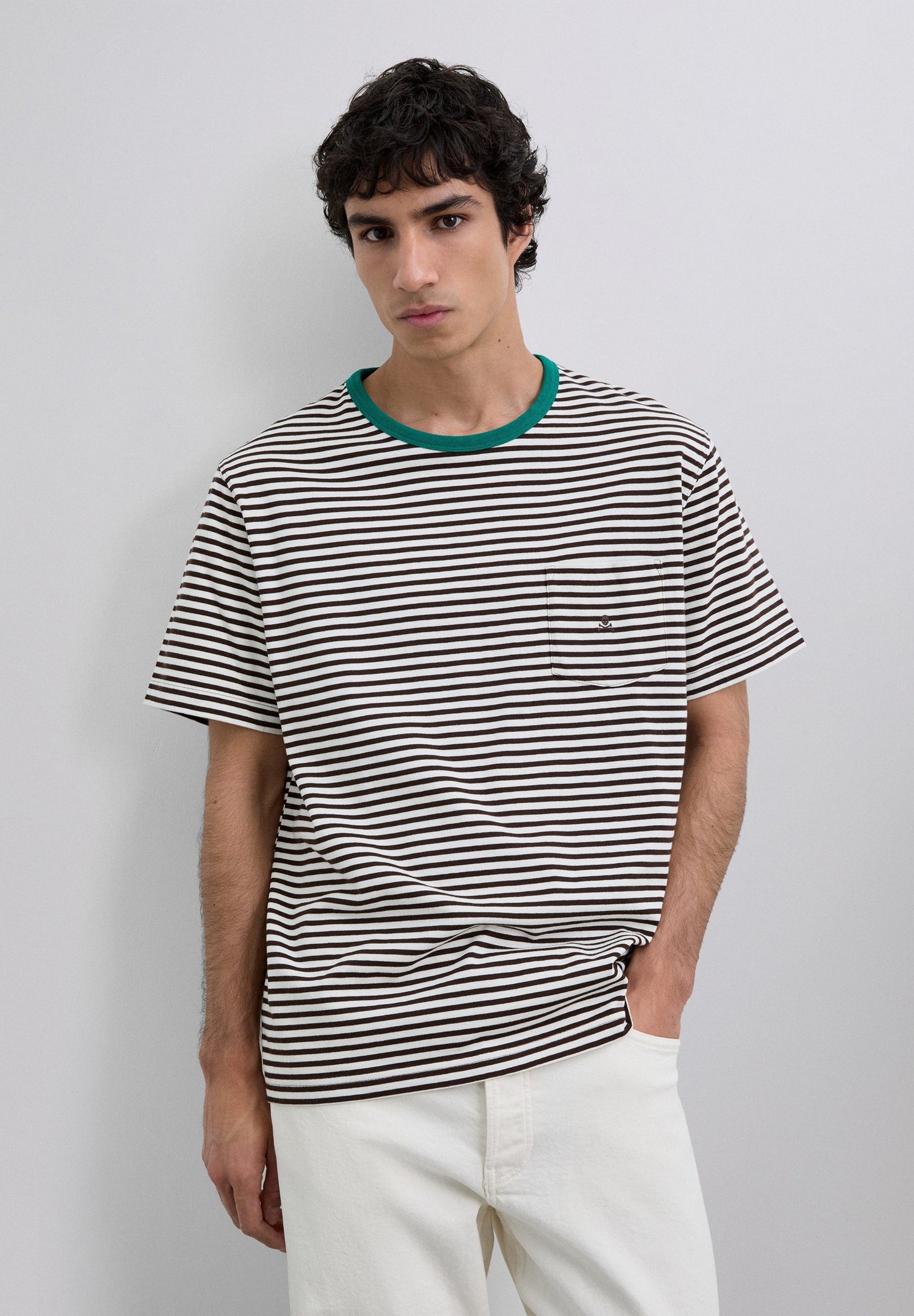 CAMISETA RAYAS CALAVERA