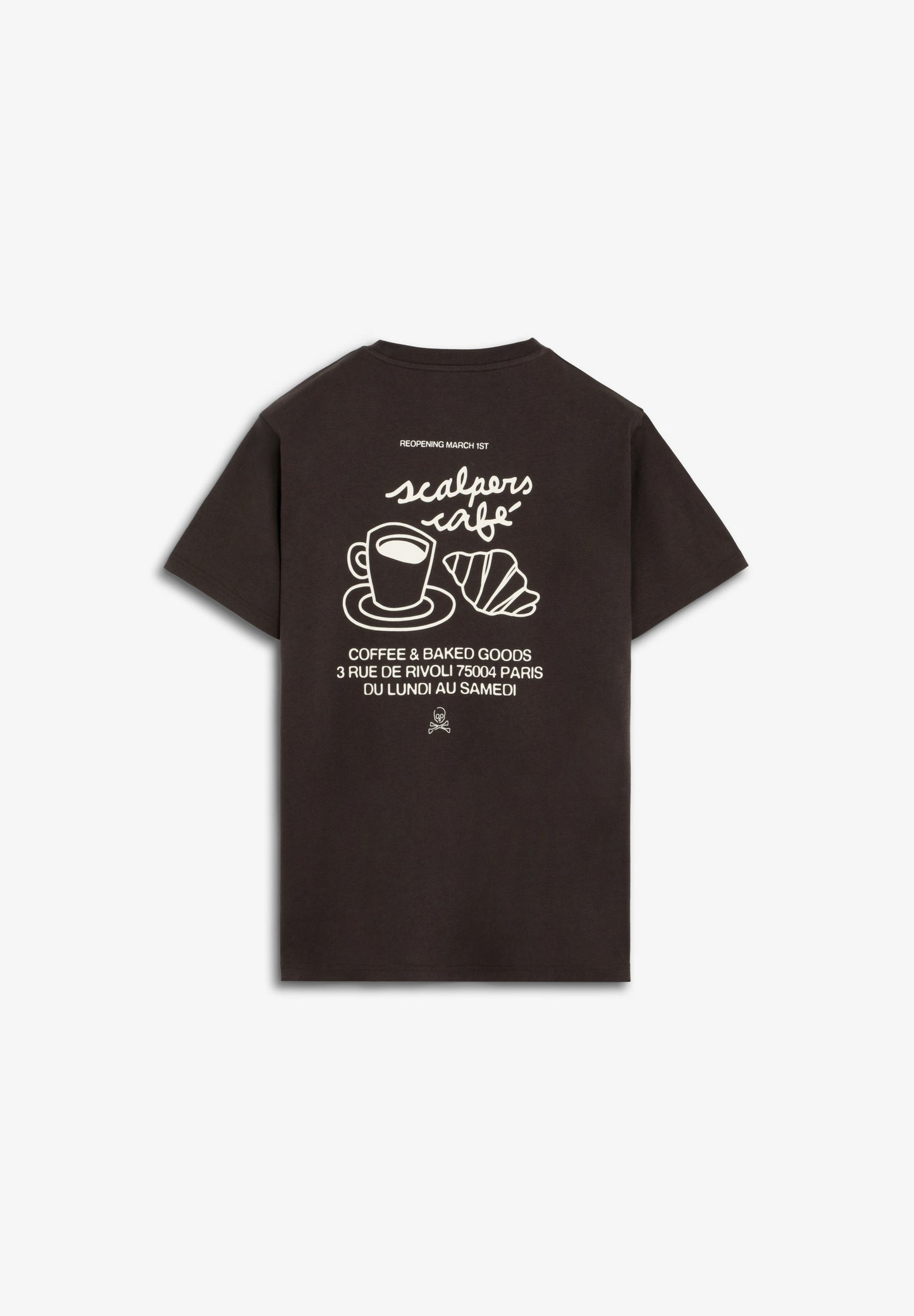 CAMISETA PRINT SCALPERS CAFÉ