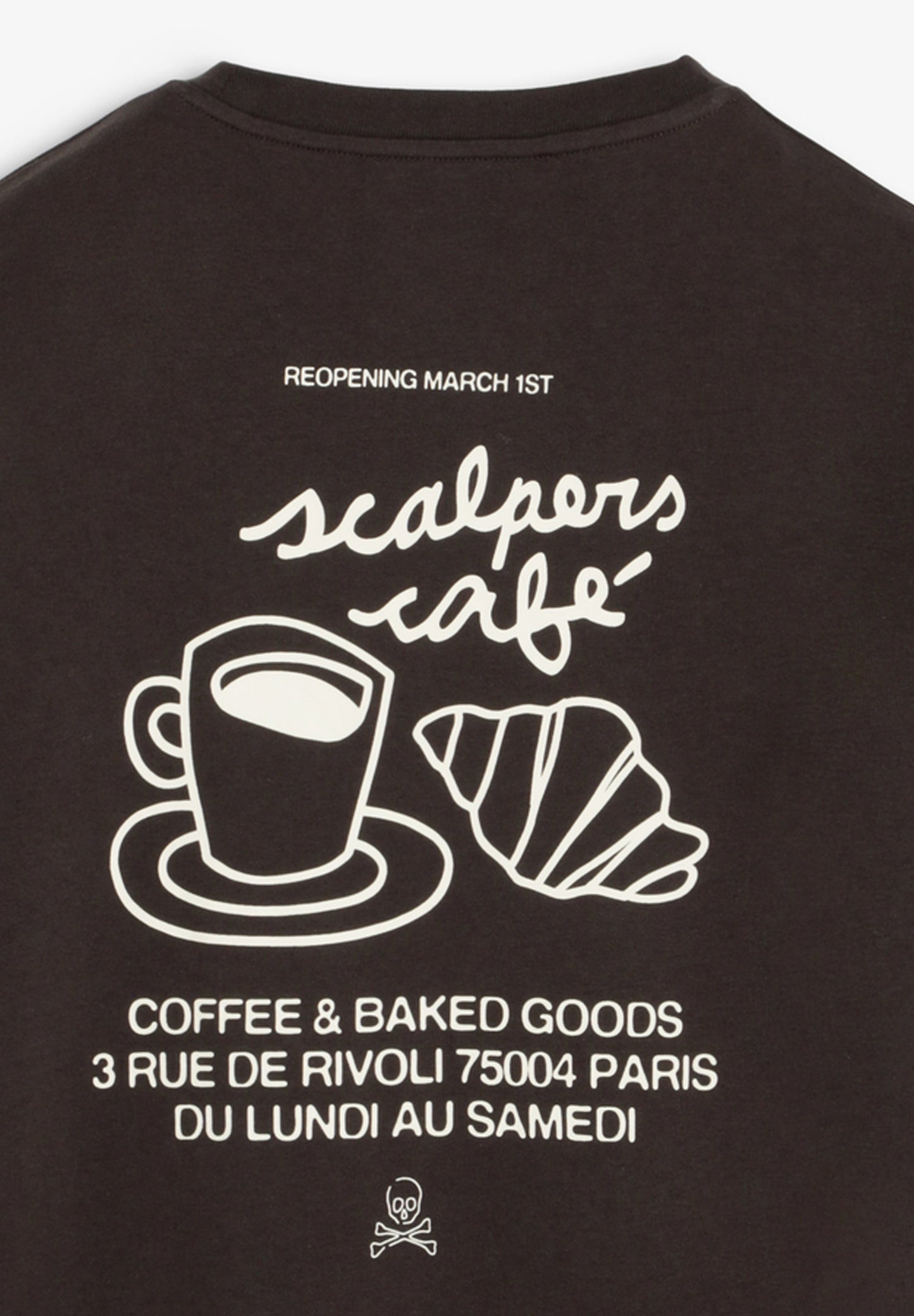 CAMISETA PRINT SCALPERS CAFÉ