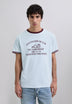 CAMISETA PRINT CONTRASTE