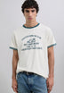CAMISETA PRINT CONTRASTE