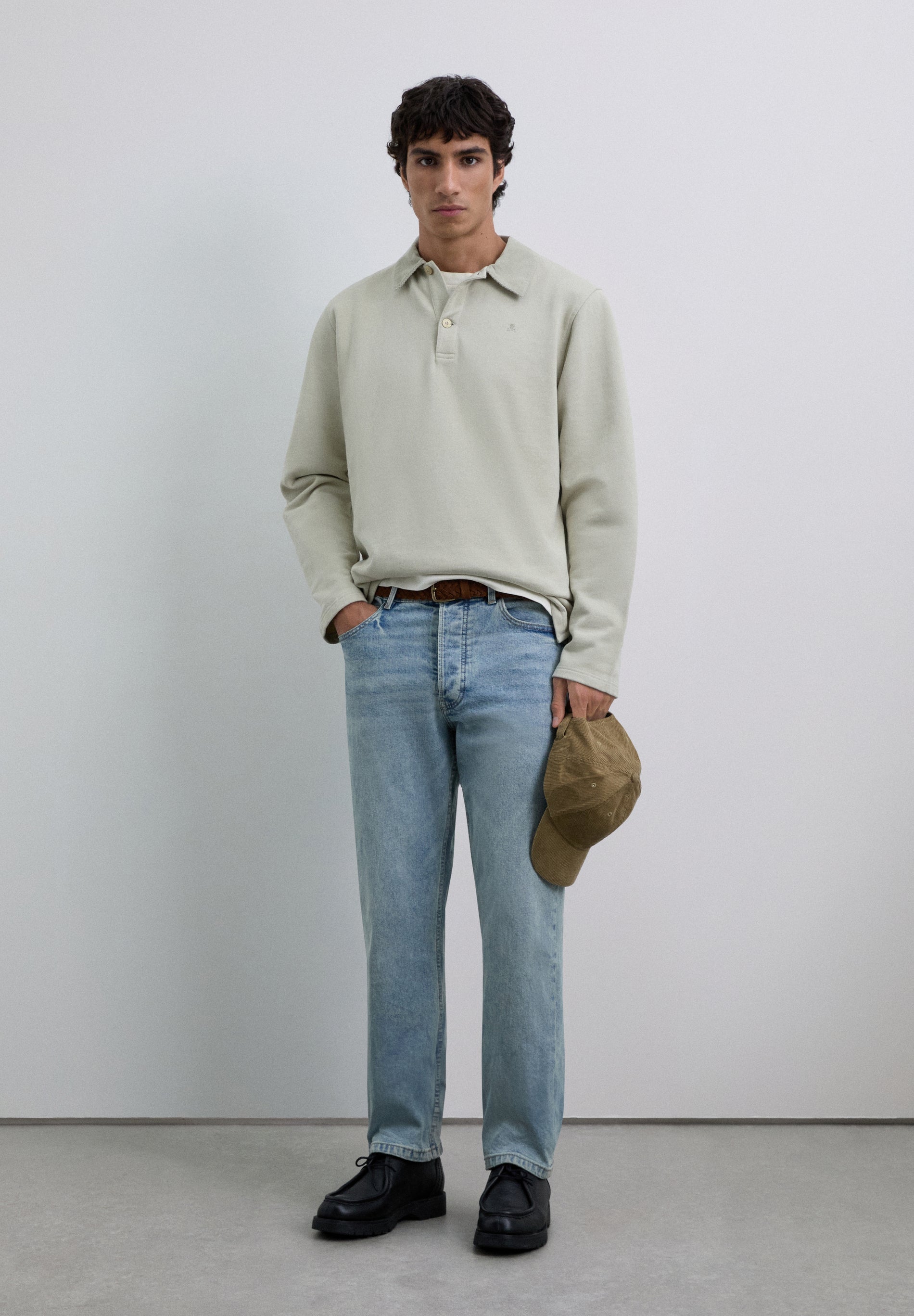 POLO BORDADO CUELLO PANA