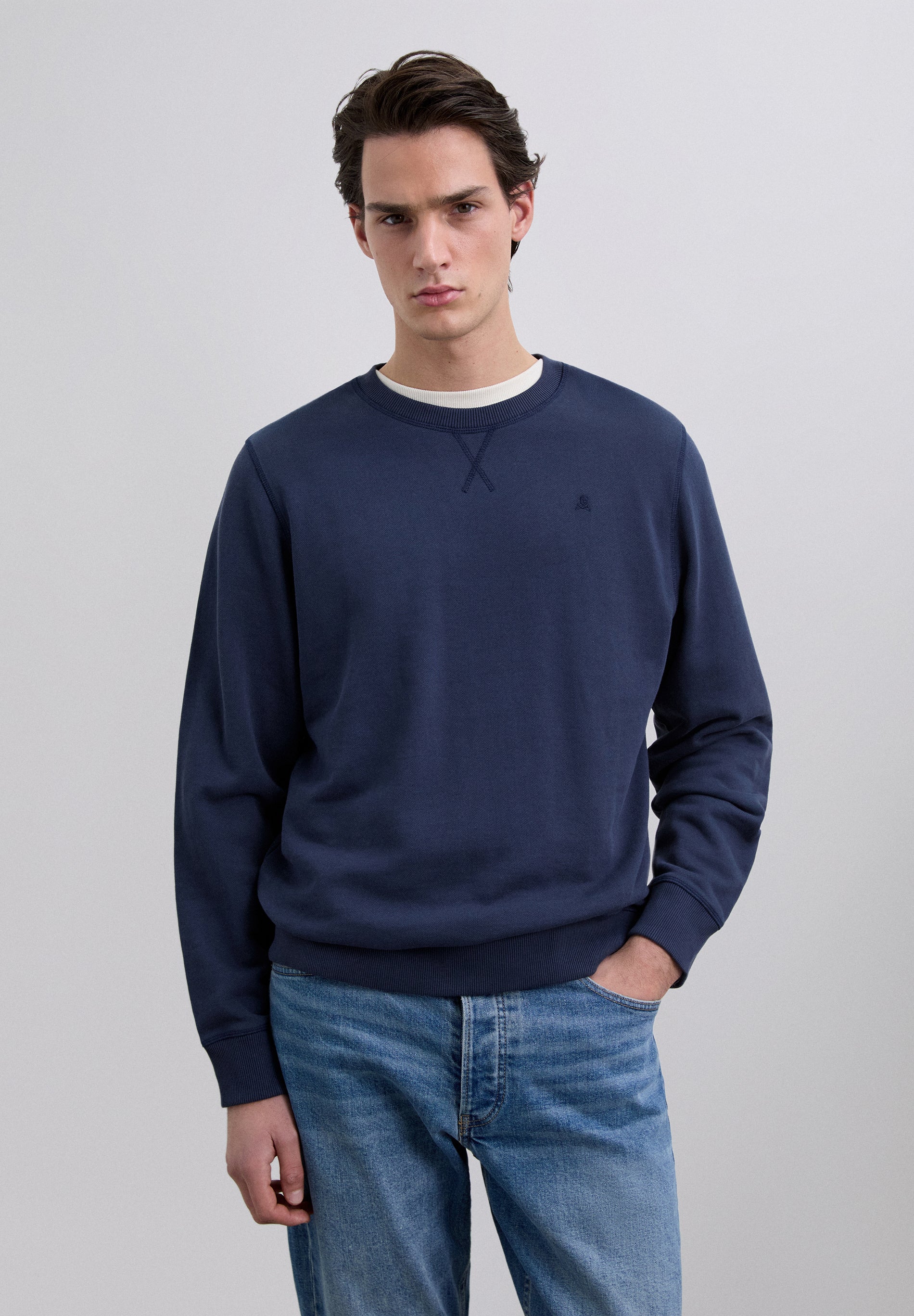 SUDADERA BORDADA ALGODÓN