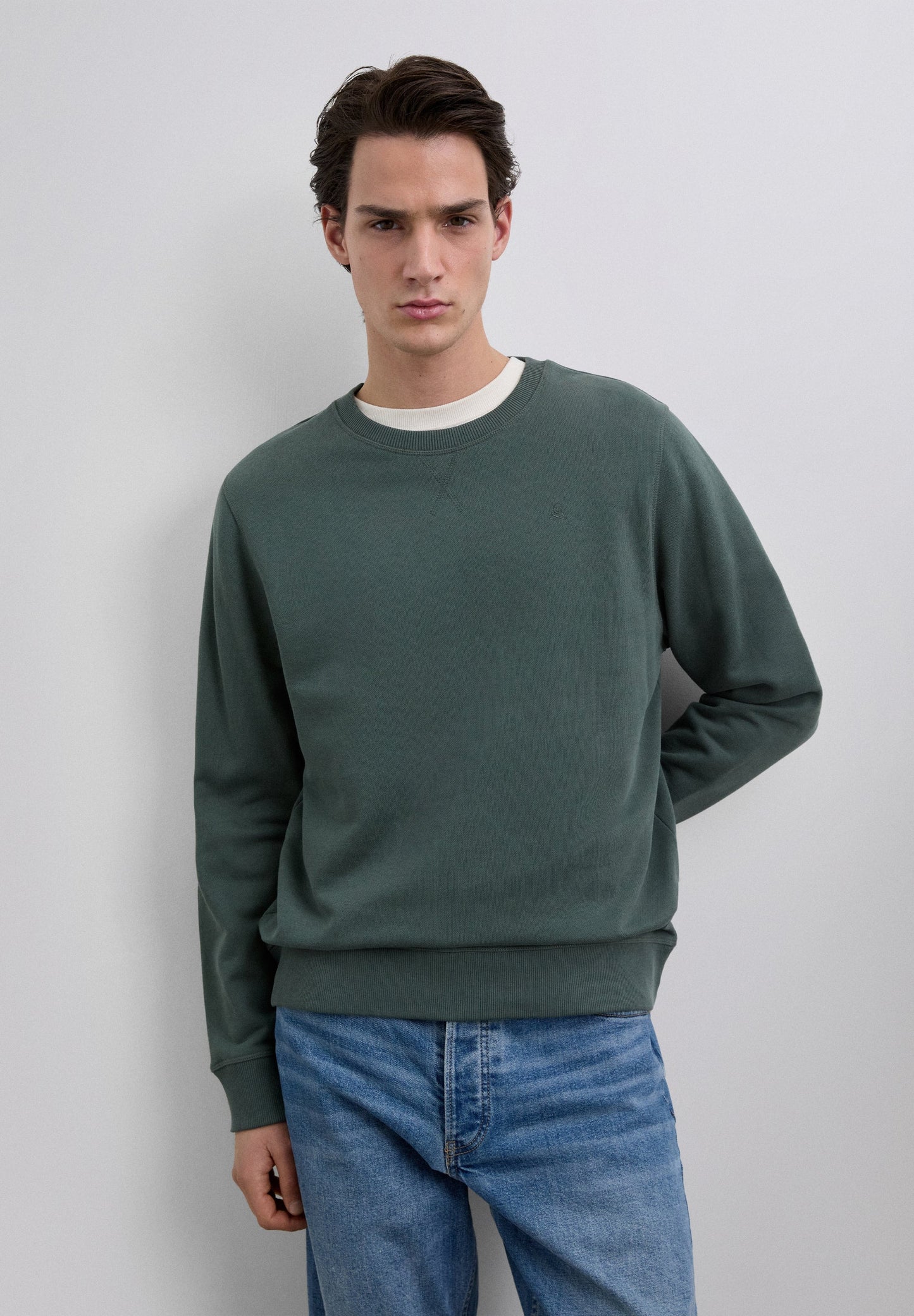 SUDADERA BORDADA ALGODÓN