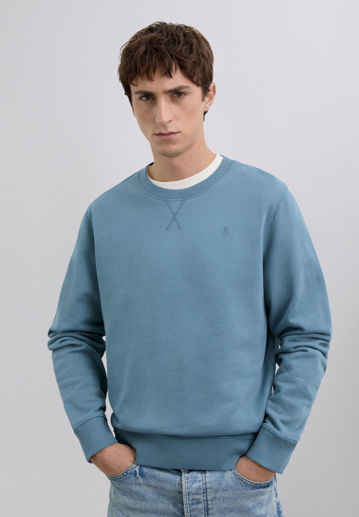 SUDADERA BORDADA ALGODÓN