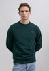 SUDADERA BORDADA CONTRASTE ALGODÓN