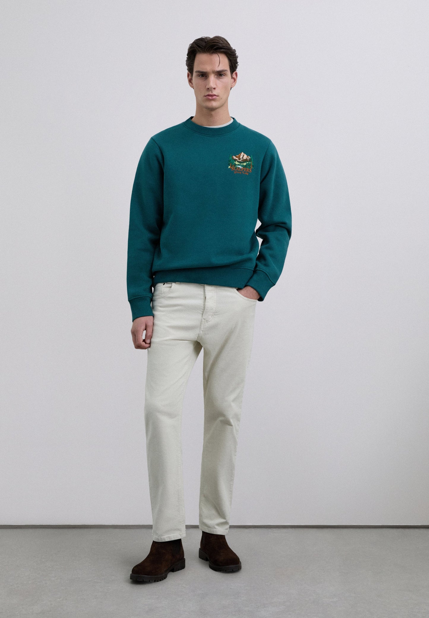 SUDADERA ALGODÓN BORDADA